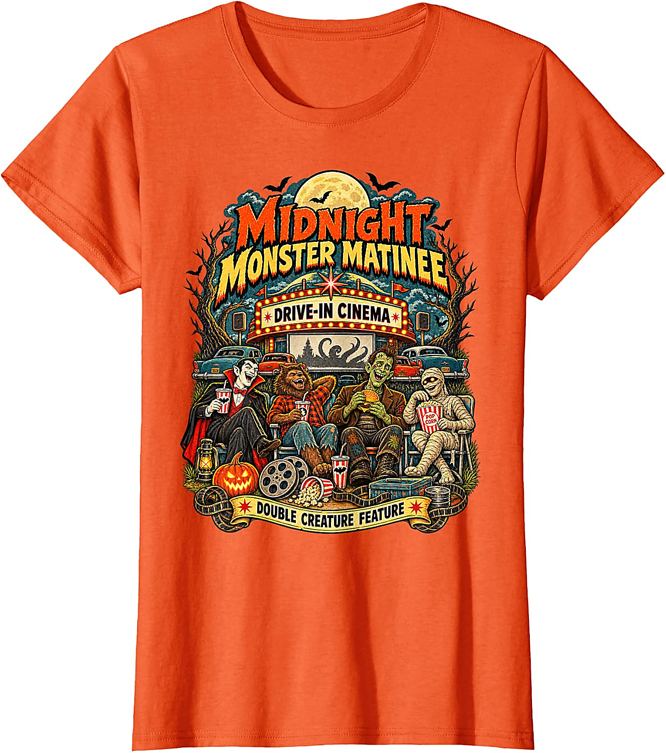 Vintage Monster Movie Halloween T-Shirt | Horror Fan Tee