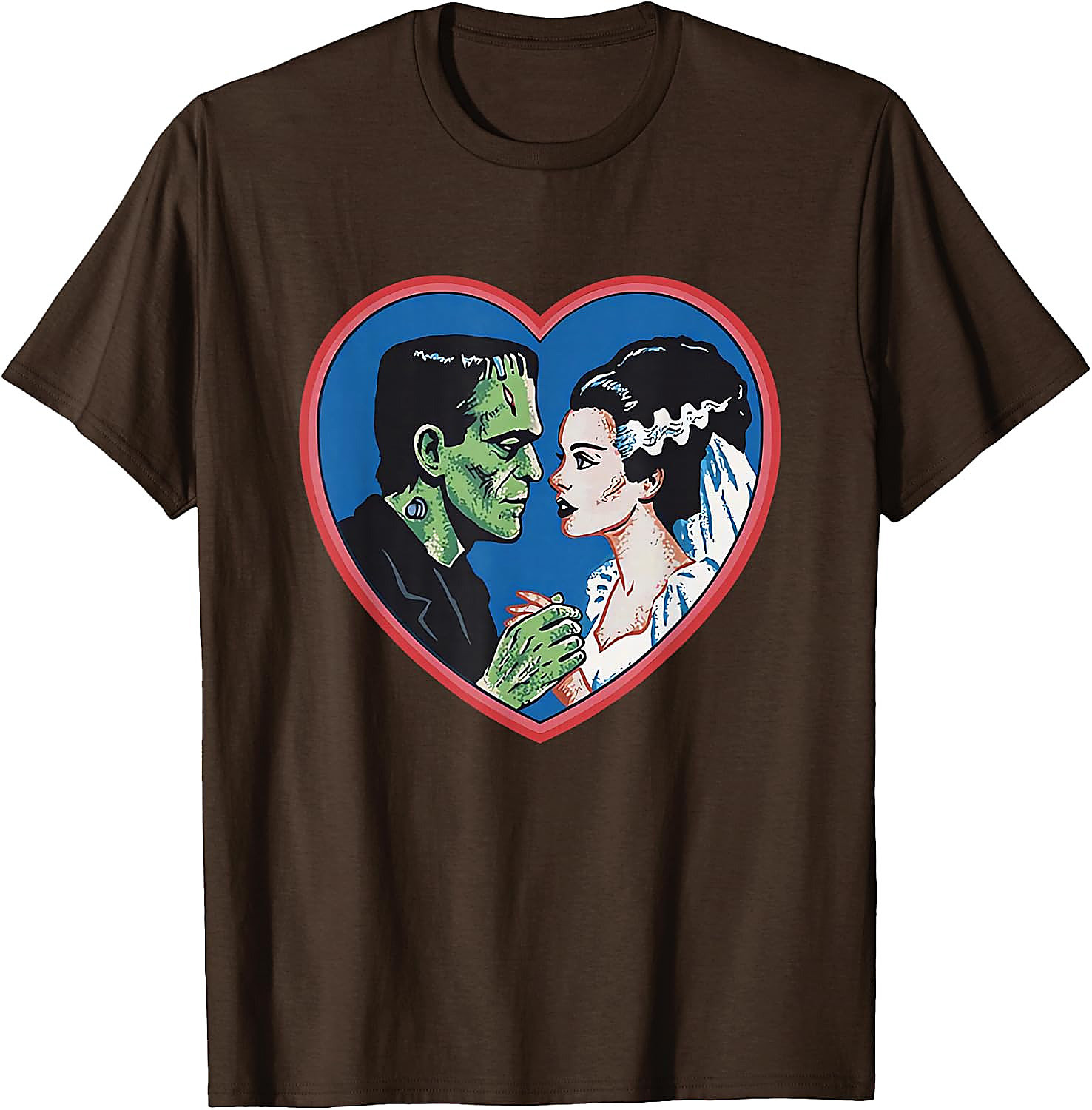 Vintage Frankenstein & Bride T-Shirt | Classic Monster Tee
