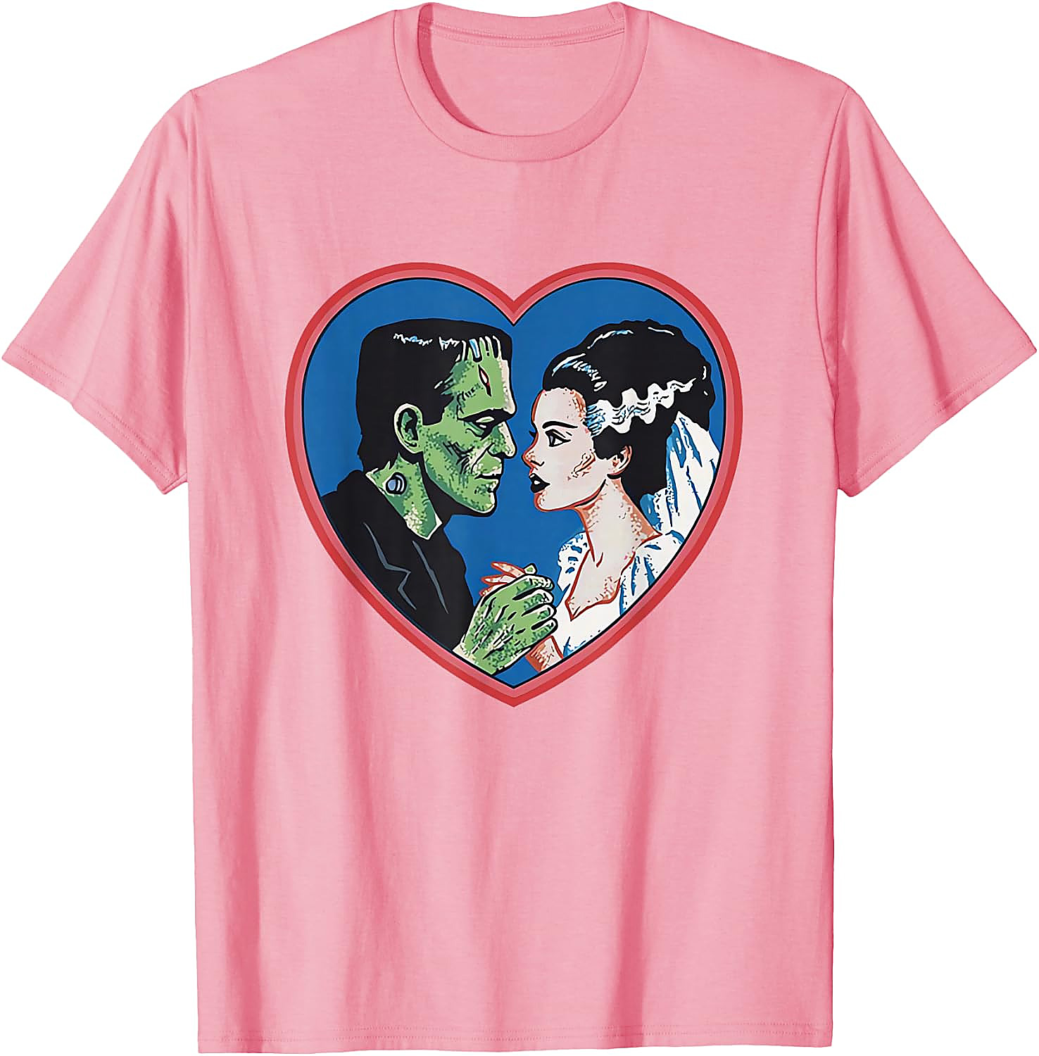 Vintage Frankenstein & Bride T-Shirt | Classic Monster Tee