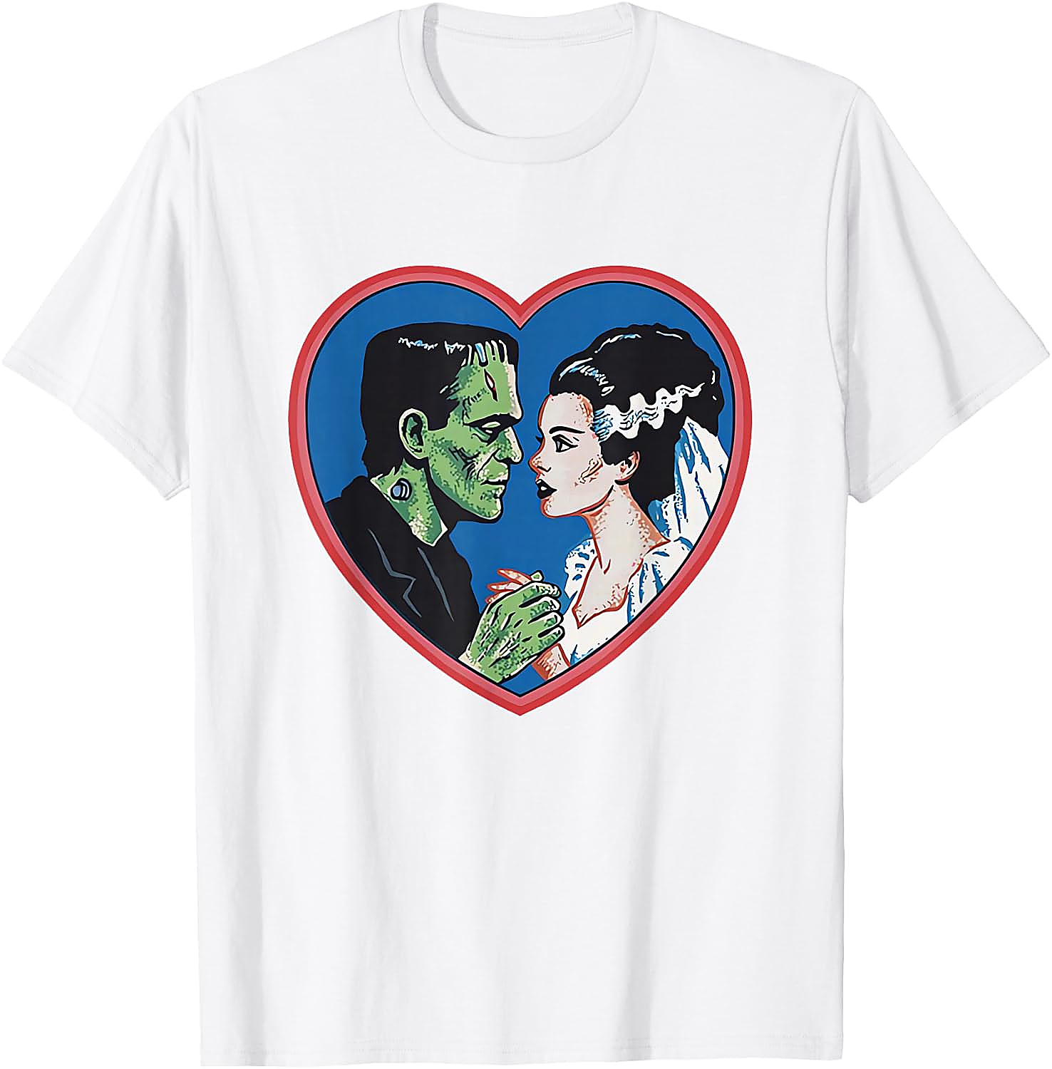 Vintage Frankenstein & Bride T-Shirt | Classic Monster Tee