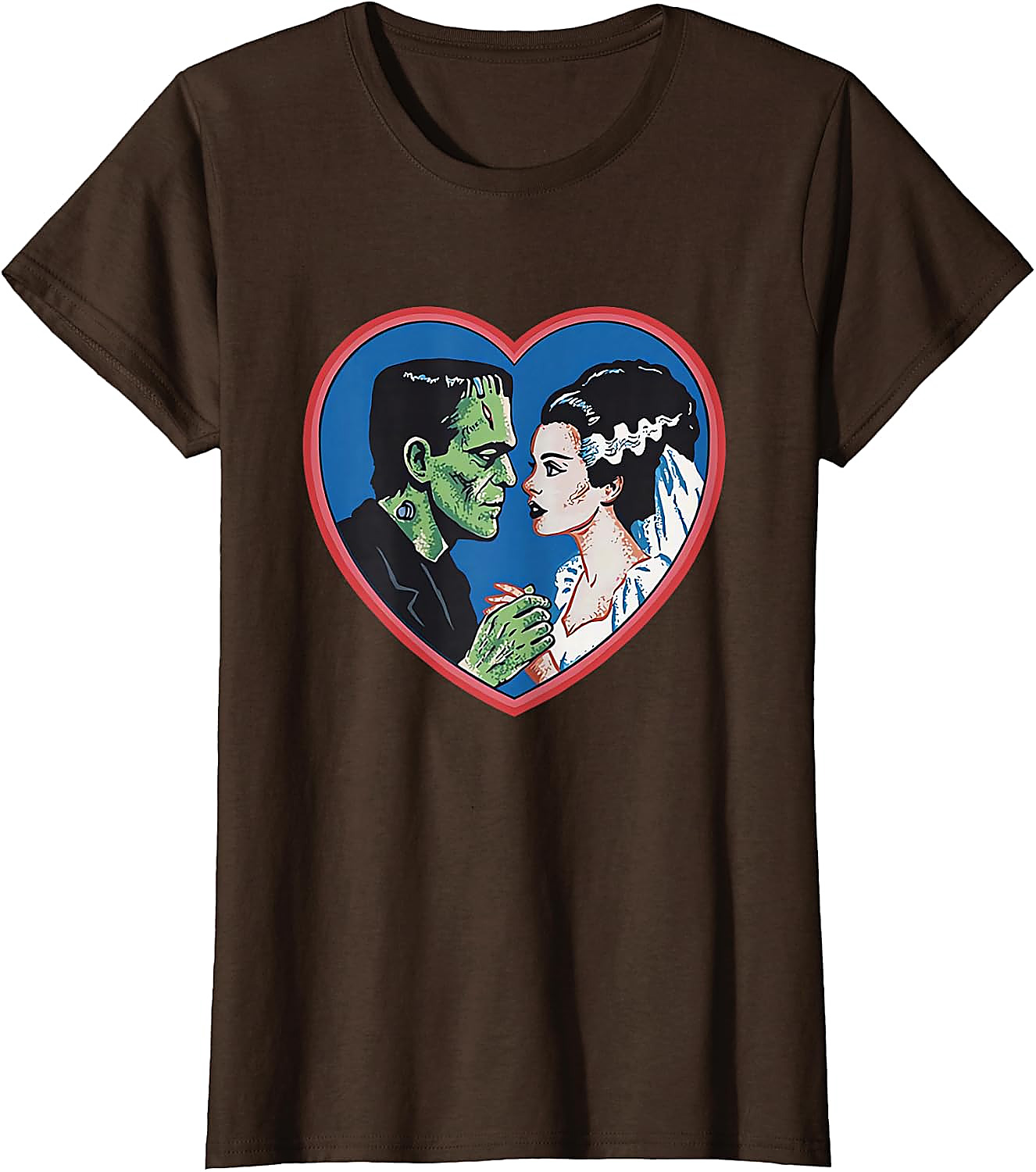 Vintage Frankenstein & Bride T-Shirt | Classic Monster Tee