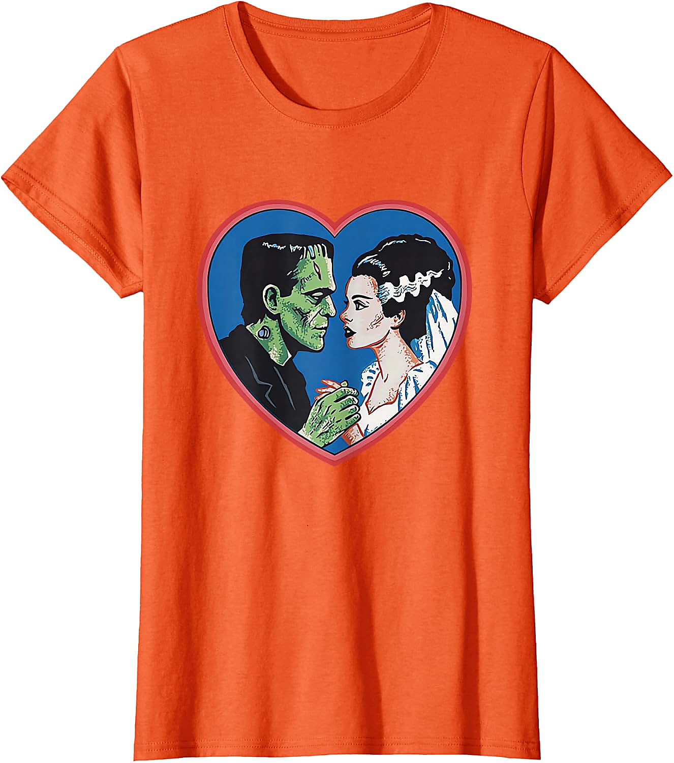 Vintage Frankenstein & Bride T-Shirt | Classic Monster Tee