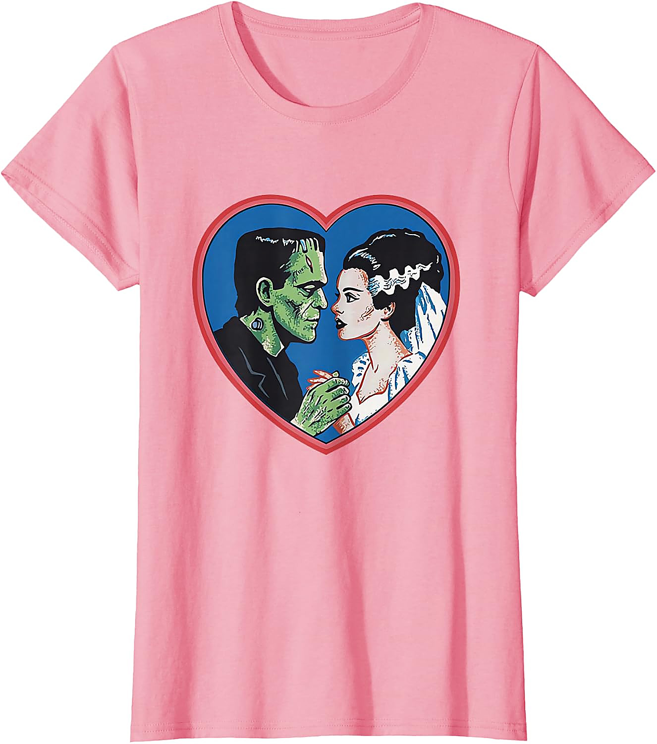 Vintage Frankenstein & Bride T-Shirt | Classic Monster Tee