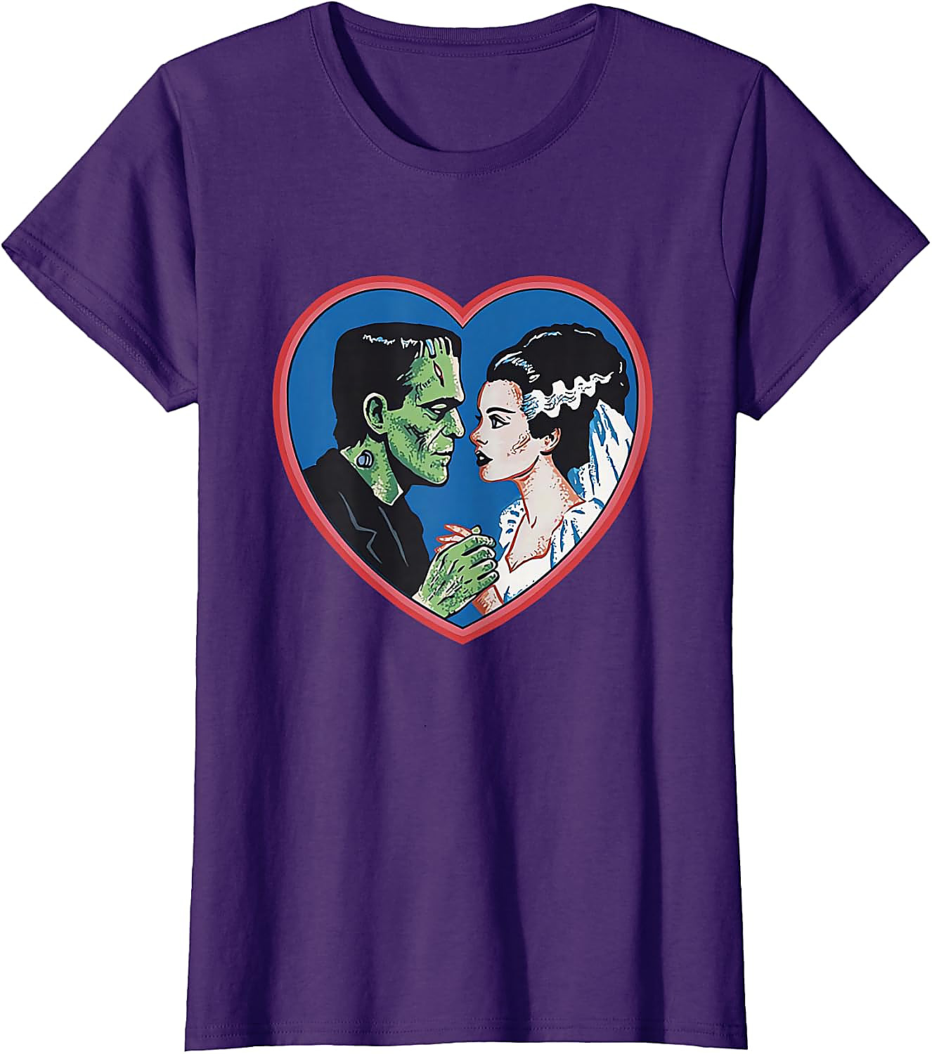 Vintage Frankenstein & Bride T-Shirt | Classic Monster Tee