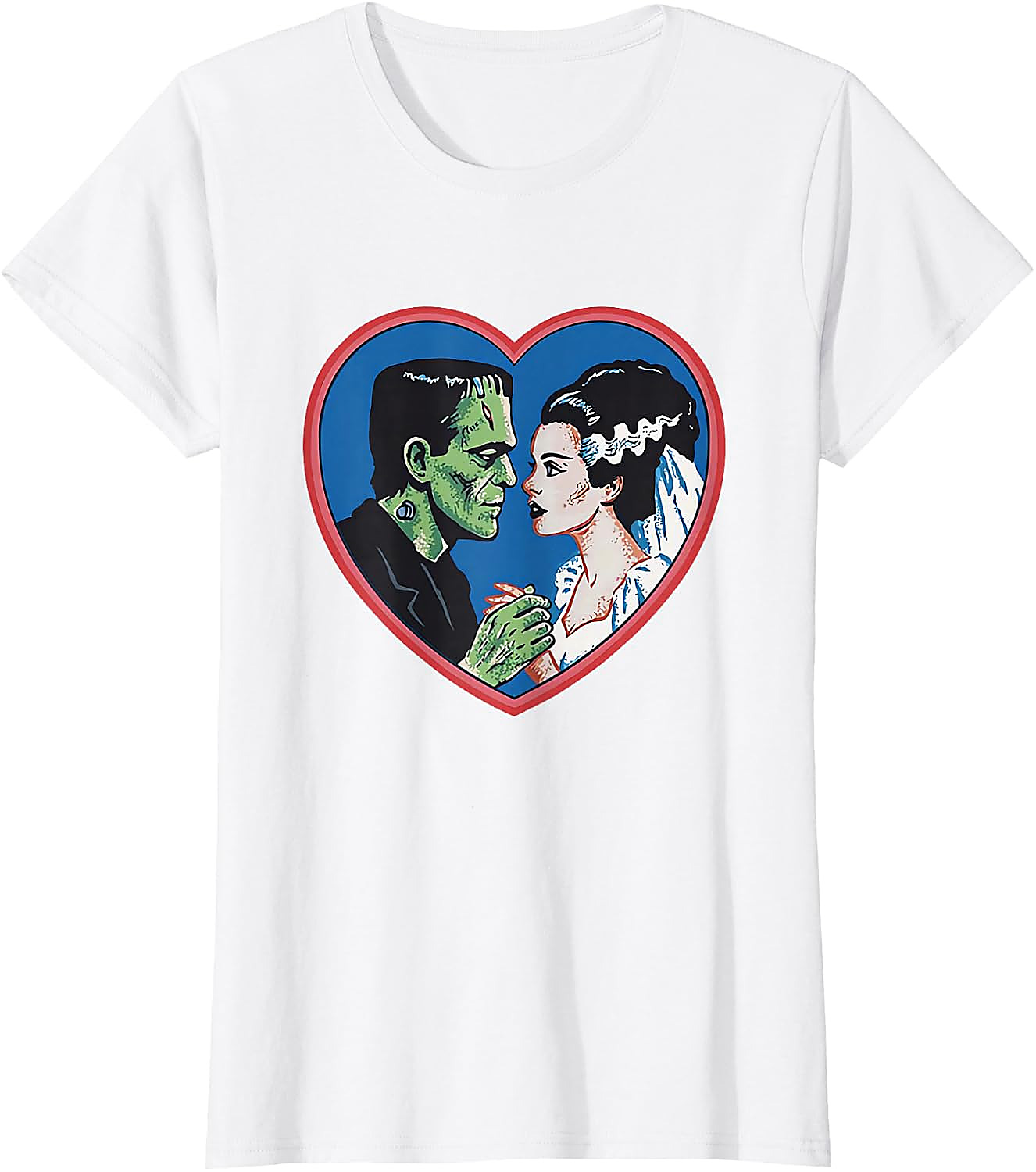 Vintage Frankenstein & Bride T-Shirt | Classic Monster Tee