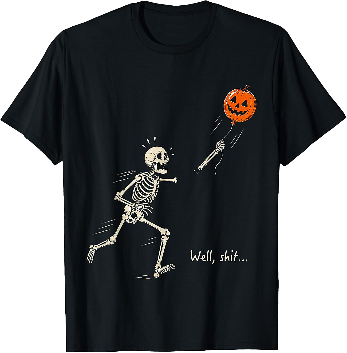 Funny Skeleton Halloween T-Shirt | Lost Balloon Tee