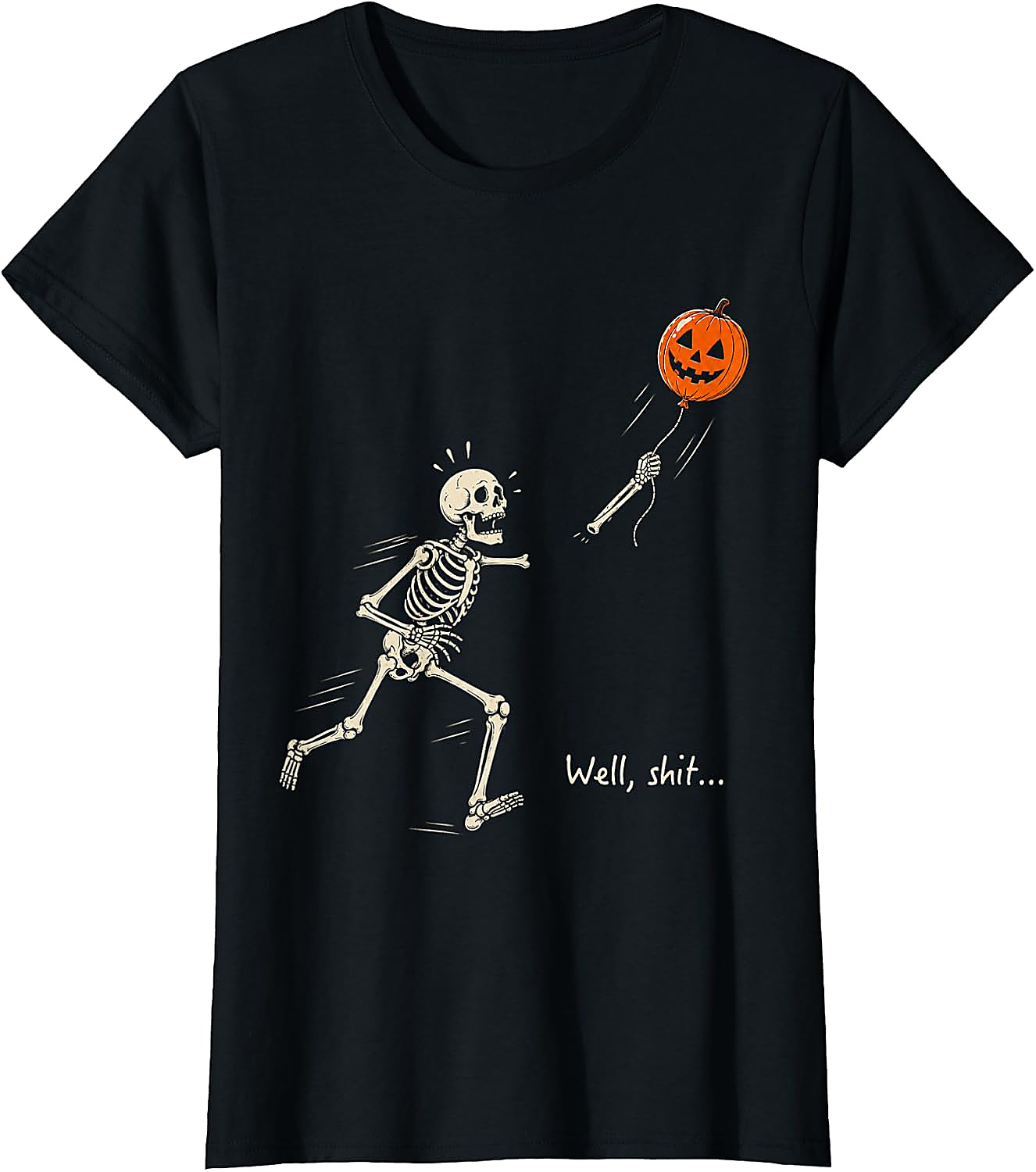 Funny Skeleton Halloween T-Shirt | Lost Balloon Tee