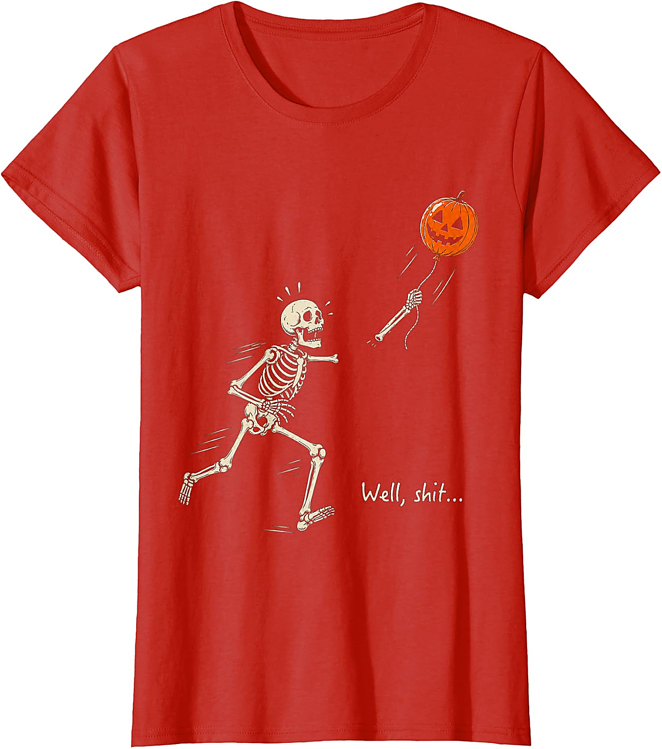 Funny Skeleton Halloween T-Shirt | Lost Balloon Tee