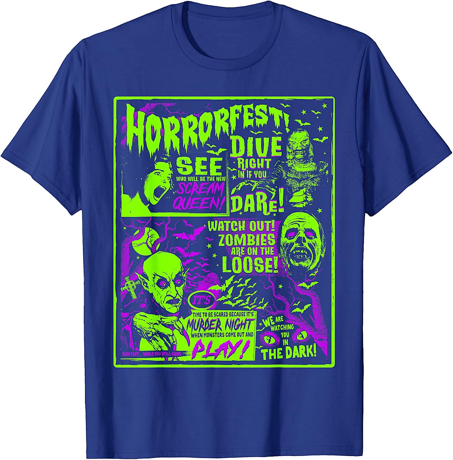 Vintage Horror Movie Poster T-Shirt | Halloween Graphic Tee