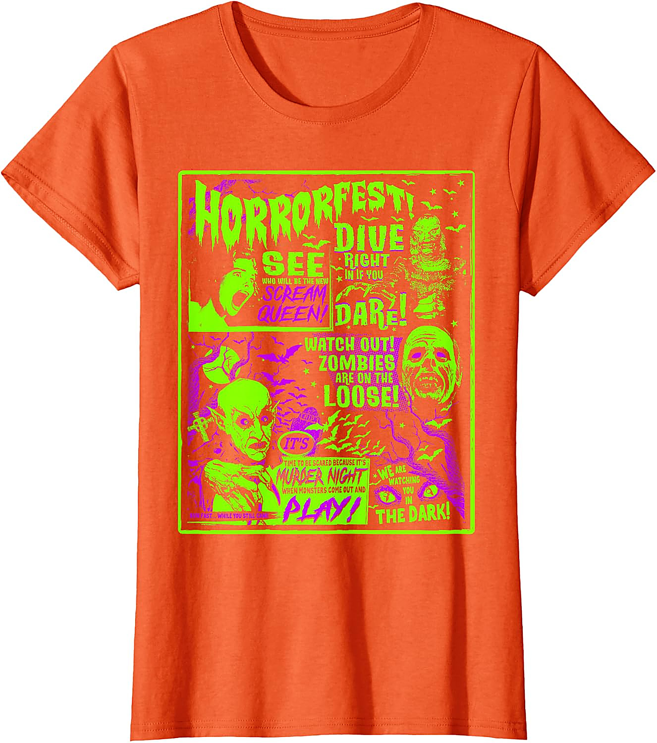 Vintage Horror Movie Poster T-Shirt | Halloween Graphic Tee