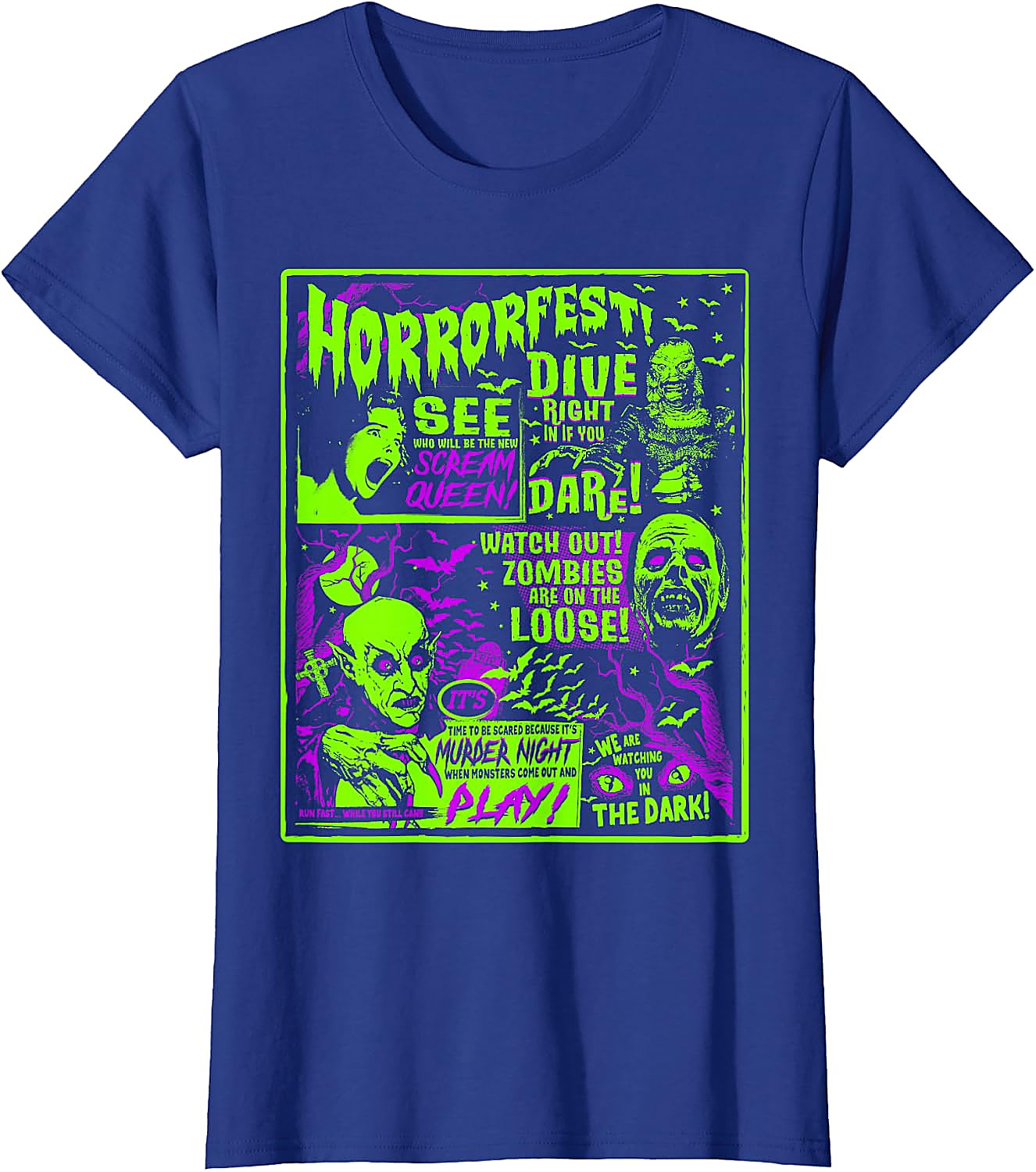 Vintage Horror Movie Poster T-Shirt | Halloween Graphic Tee
