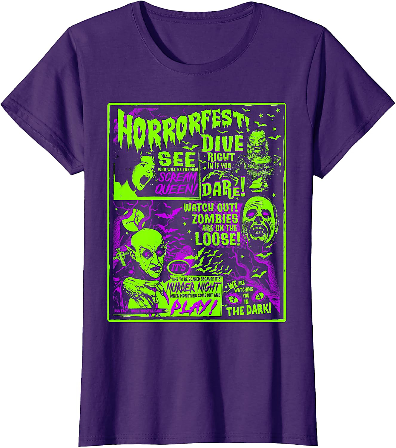 Vintage Horror Movie Poster T-Shirt | Halloween Graphic Tee