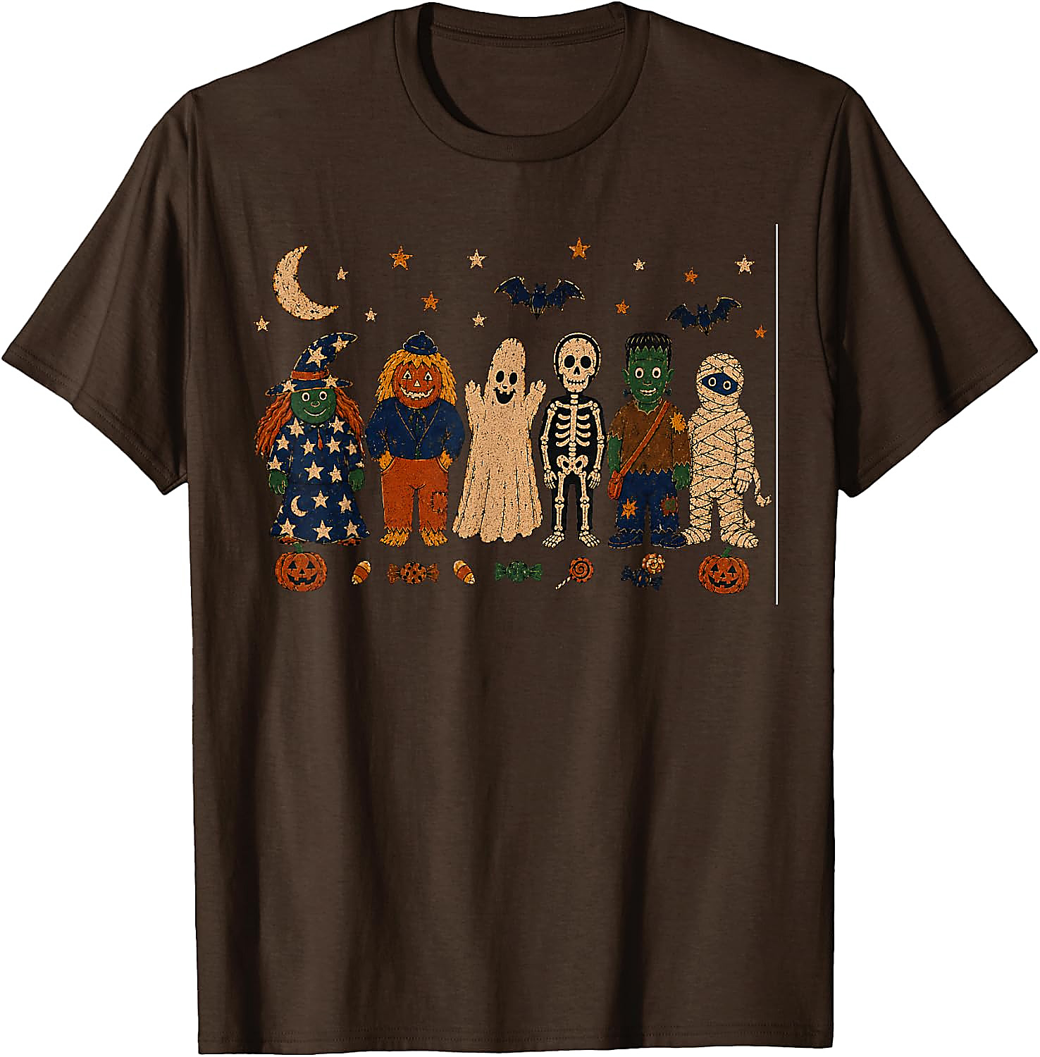 Retro Halloween Characters T-Shirt | Vintage 90s Horror Tee