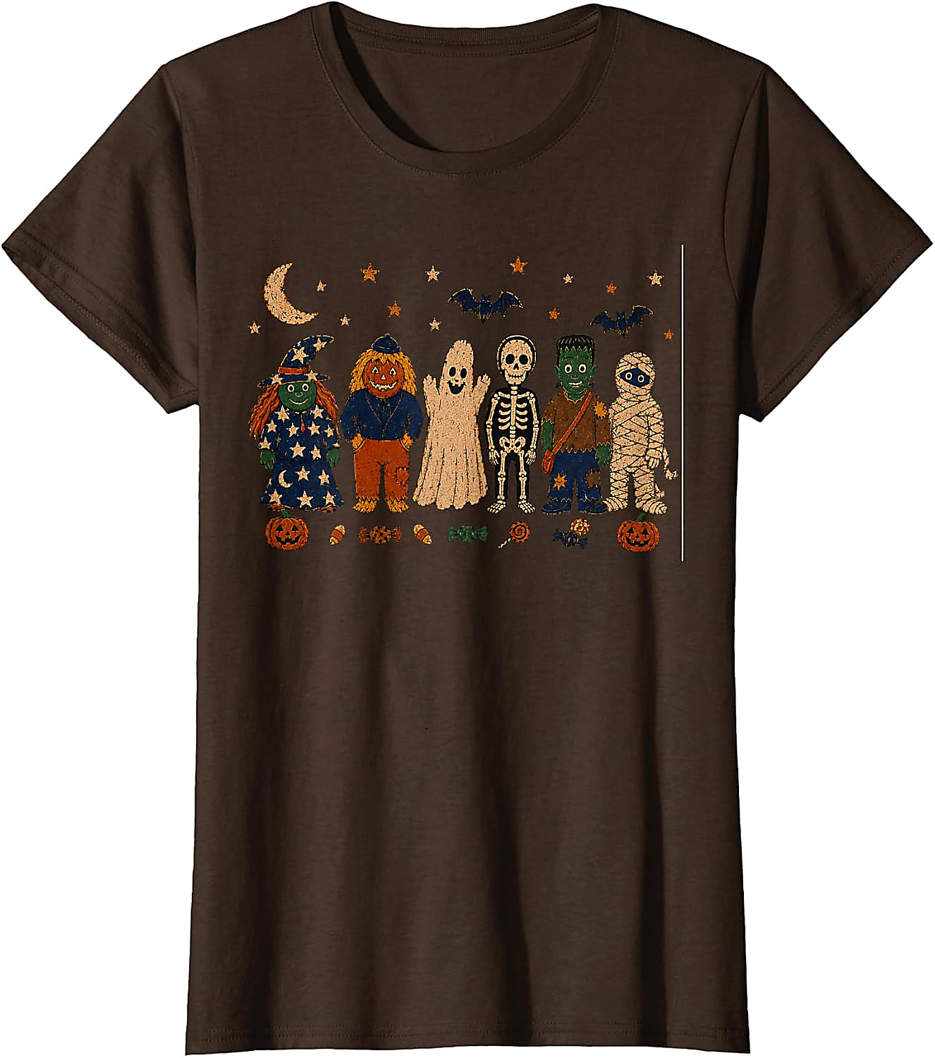Retro Halloween Characters T-Shirt | Vintage 90s Horror Tee