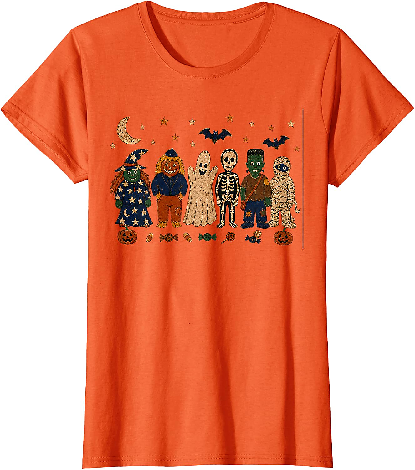 Retro Halloween Characters T-Shirt | Vintage 90s Horror Tee