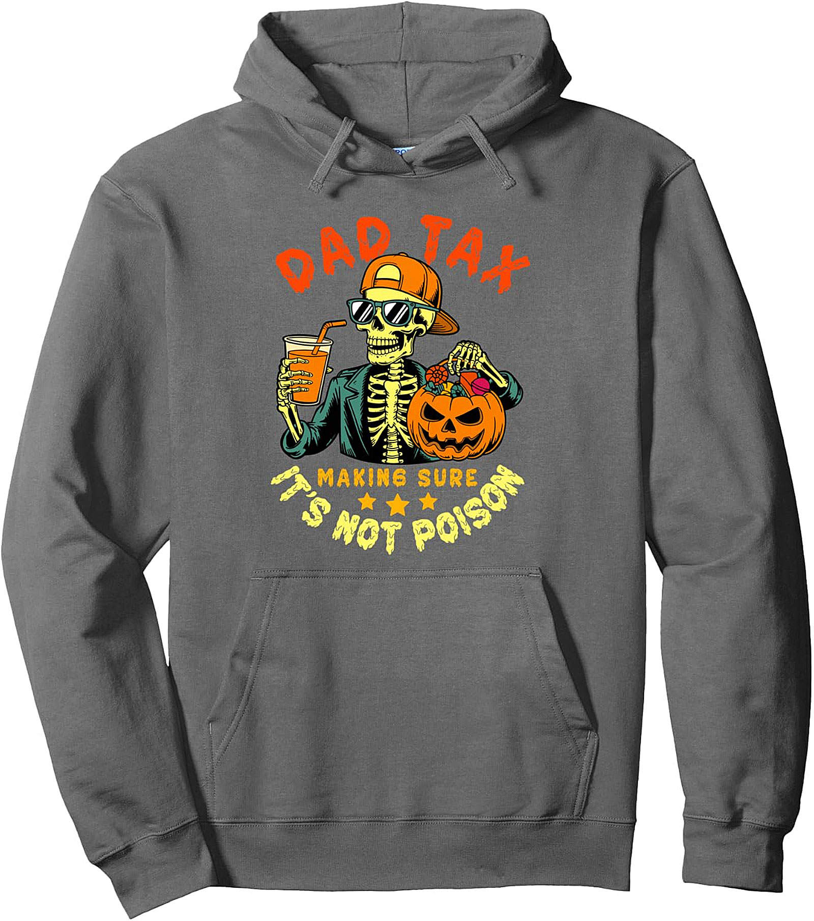 Dad Tax Halloween Funny Skull Hoodie | Cozy Pullover