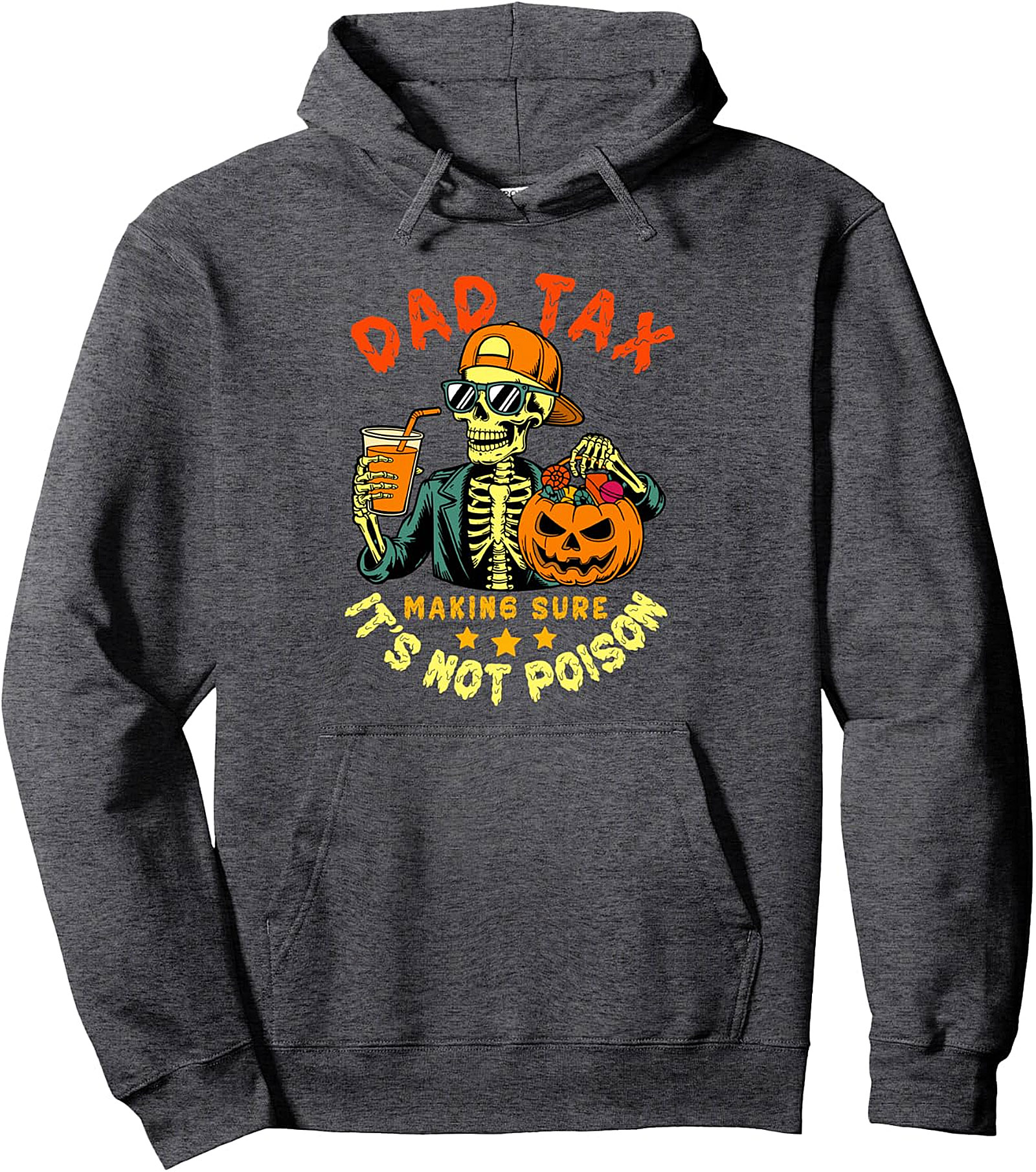 Dad Tax Halloween Funny Skull Hoodie | Cozy Pullover