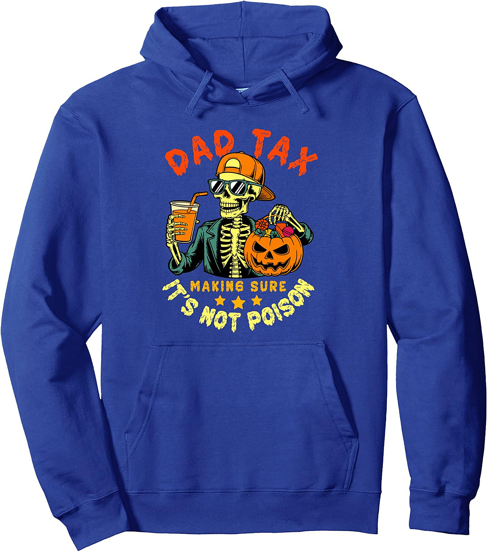 Dad Tax Halloween Funny Skull Hoodie | Cozy Pullover