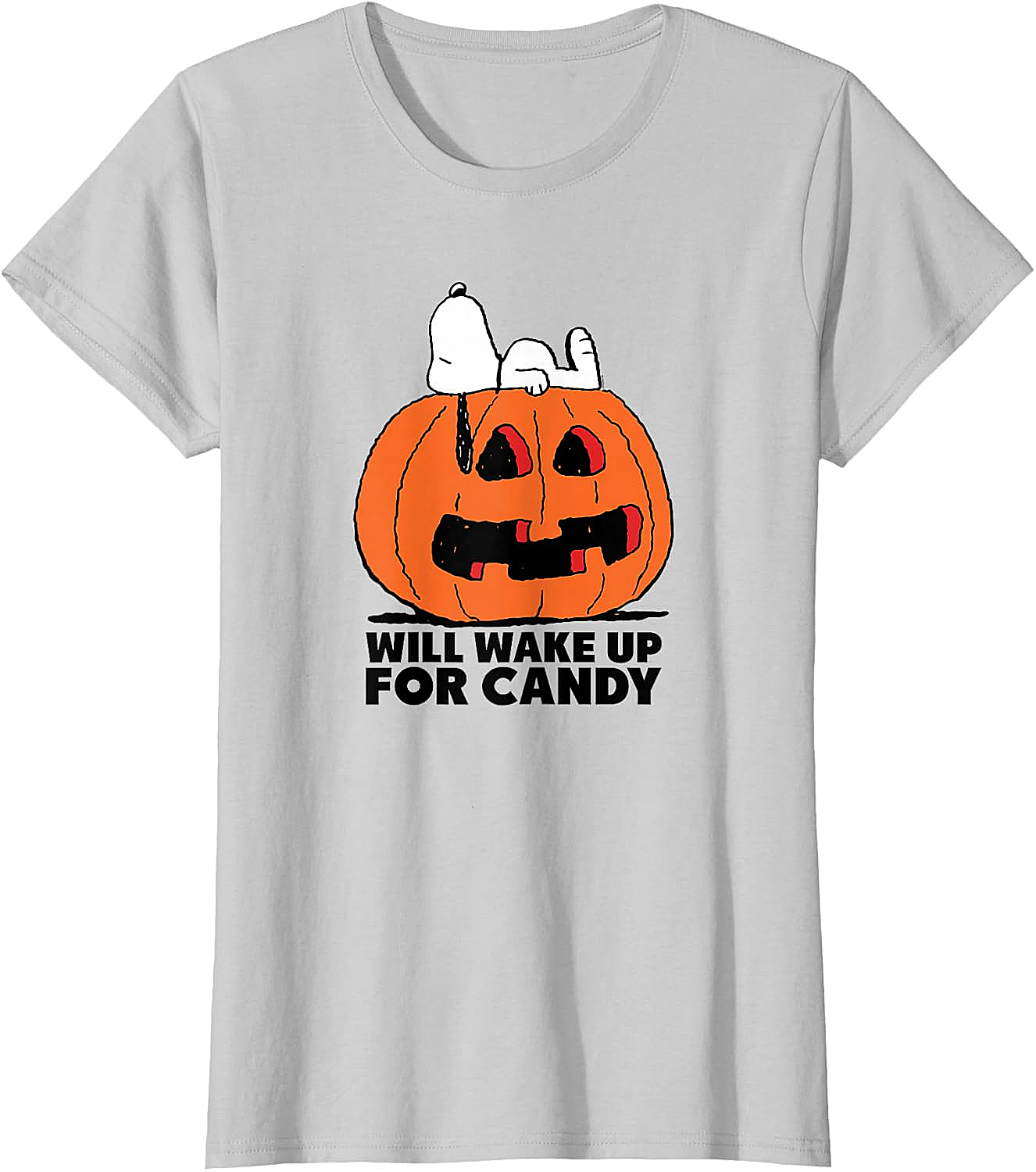 Snoopy Halloween Wake for Candy T-Shirt Peanuts Tee