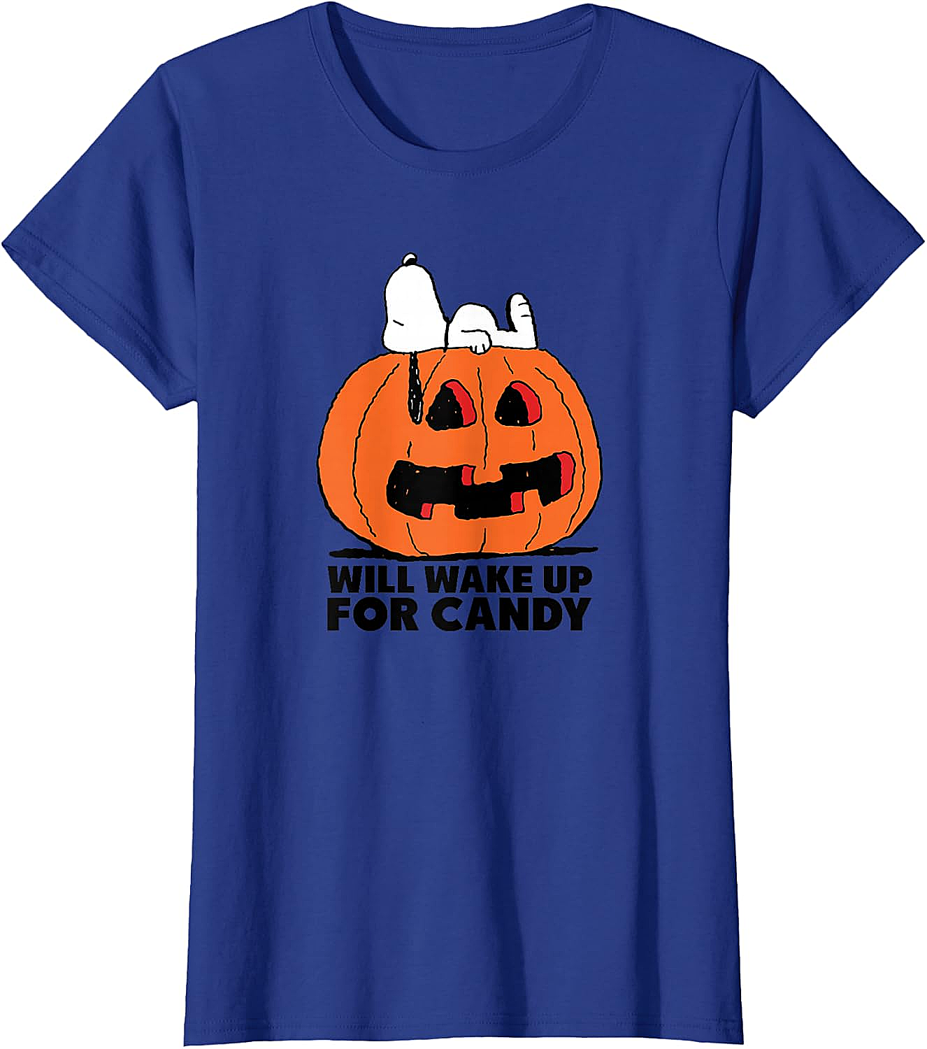 Snoopy Halloween Wake for Candy T-Shirt Peanuts Tee