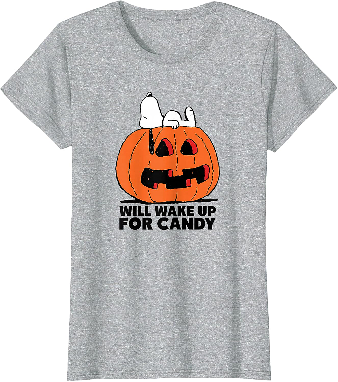Snoopy Halloween Wake for Candy T-Shirt Peanuts Tee