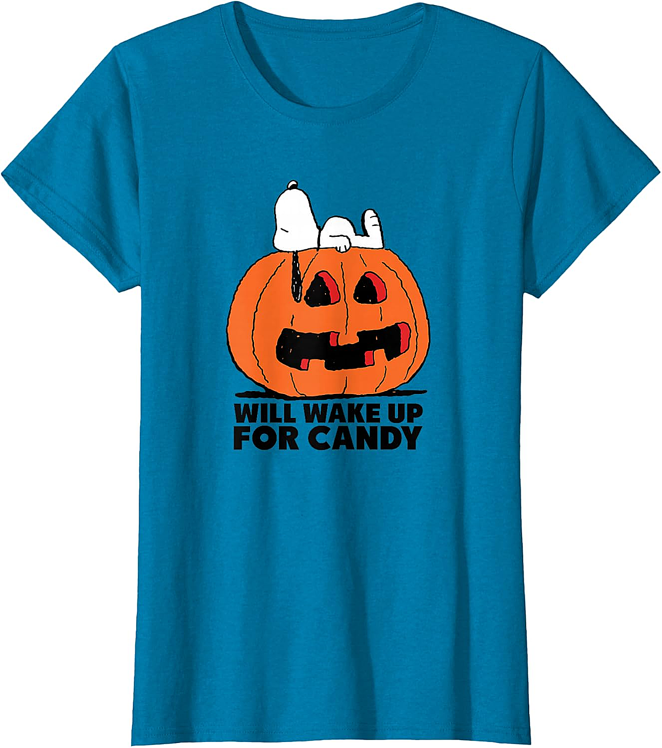 Snoopy Halloween Wake for Candy T-Shirt Peanuts Tee