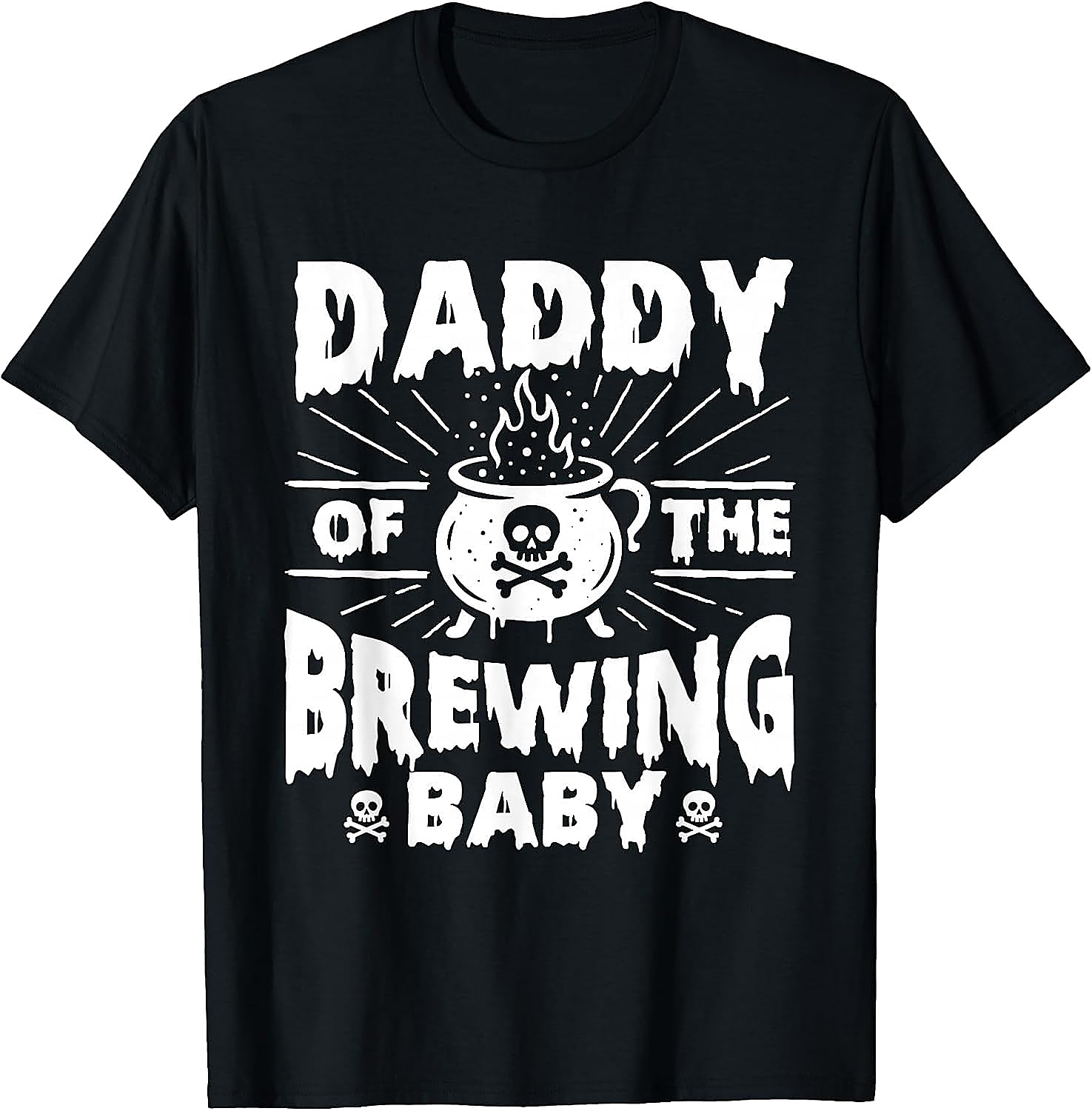Daddy of The Brewing Baby Halloween T-Shirt for Dad