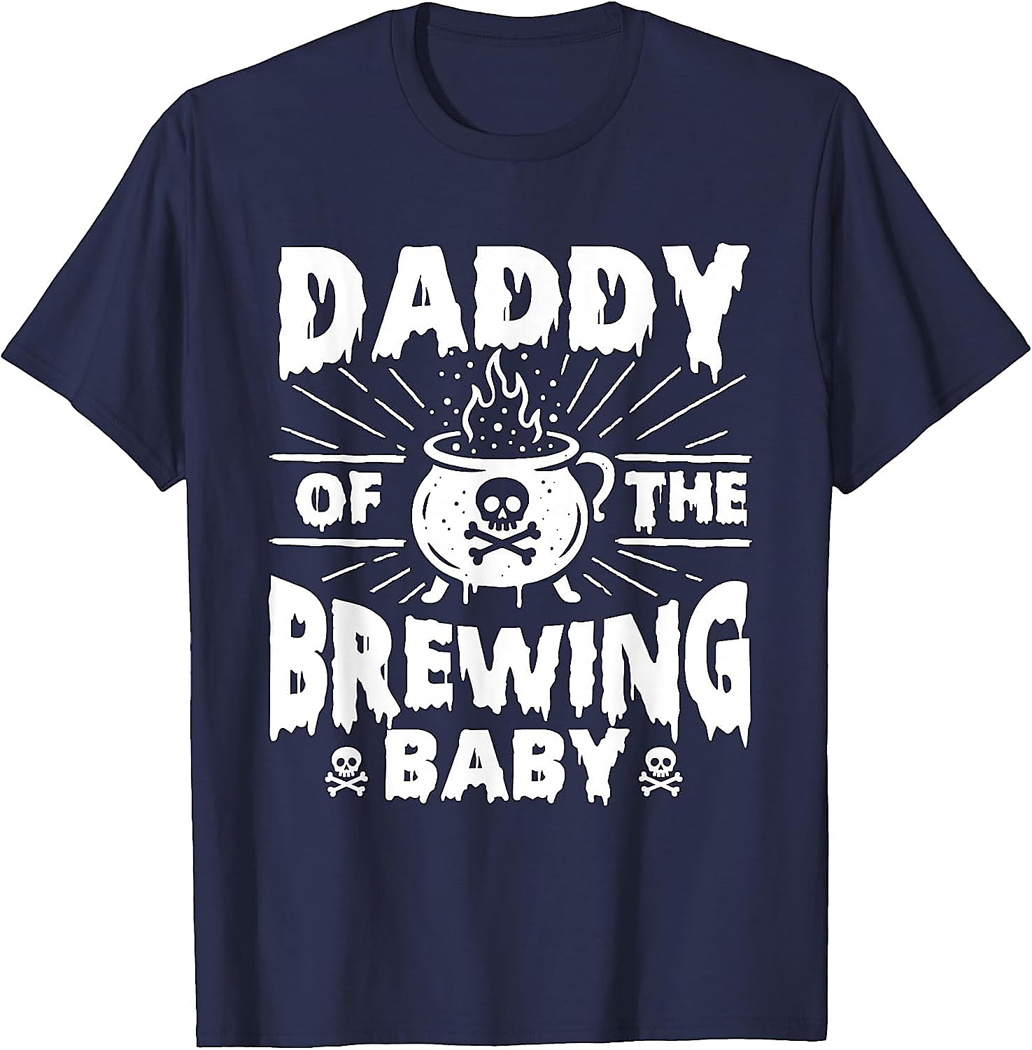 Daddy of The Brewing Baby Halloween T-Shirt for Dad