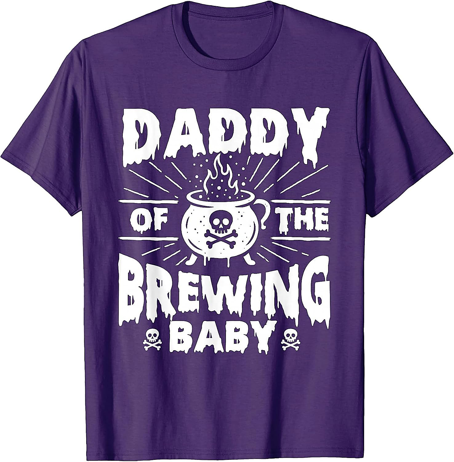 Daddy of The Brewing Baby Halloween T-Shirt for Dad