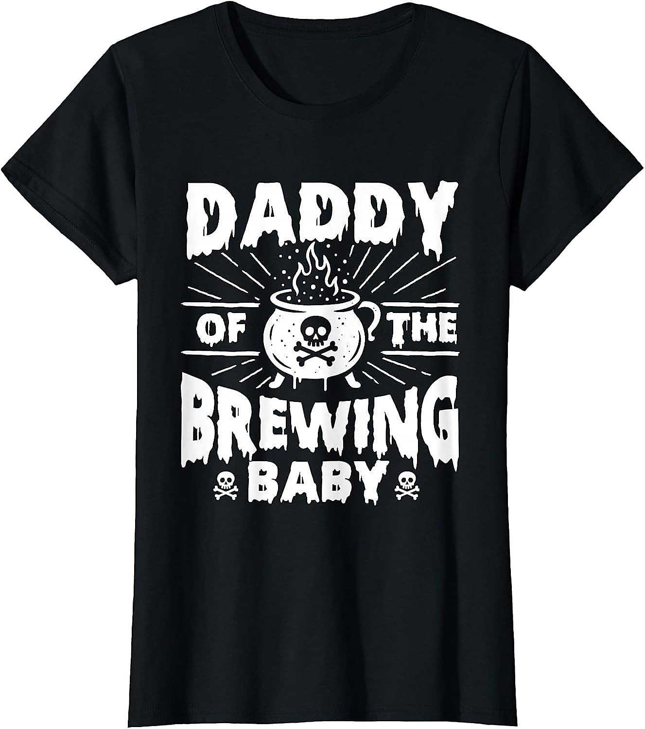 Daddy of The Brewing Baby Halloween T-Shirt for Dad