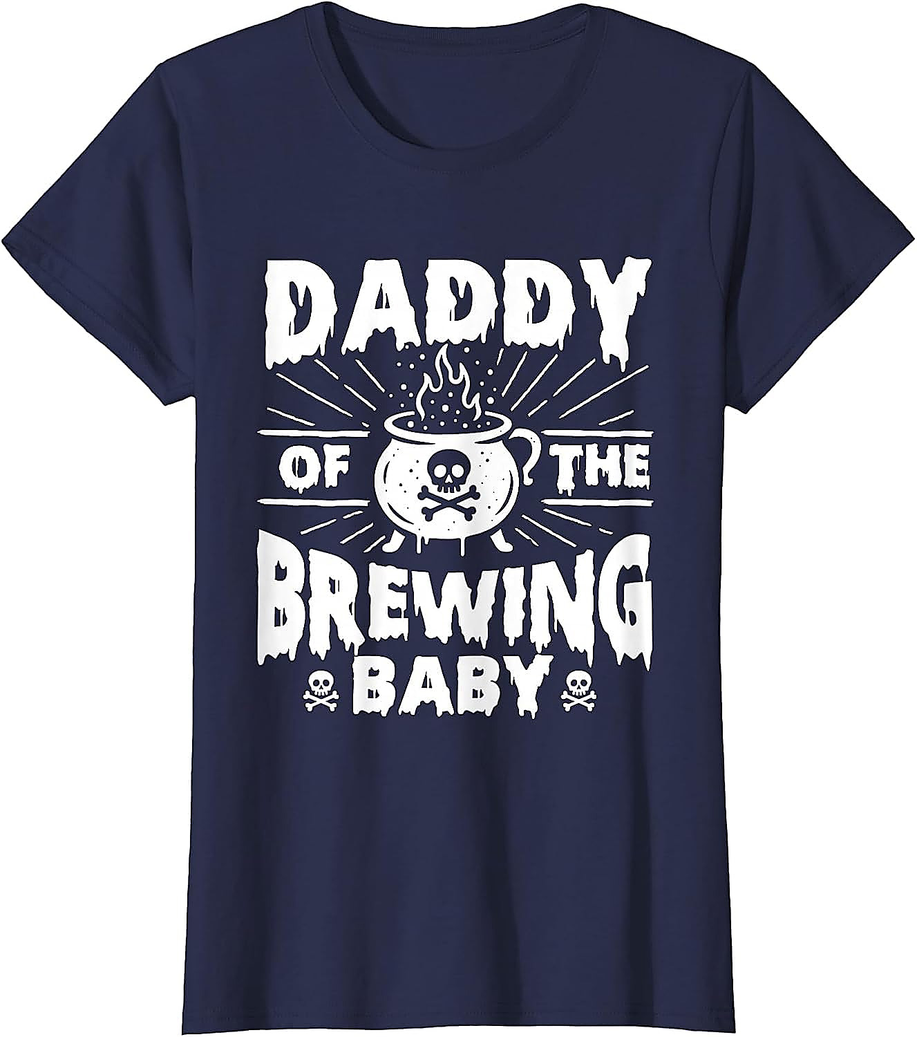 Daddy of The Brewing Baby Halloween T-Shirt for Dad