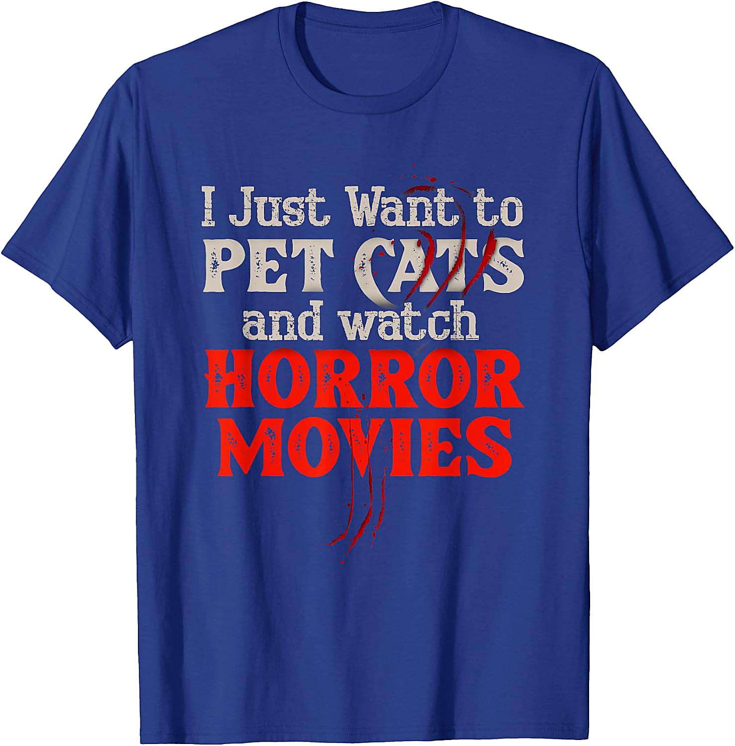 Horror Movie & Cat Lover T-Shirt | Funny Graphic Tee