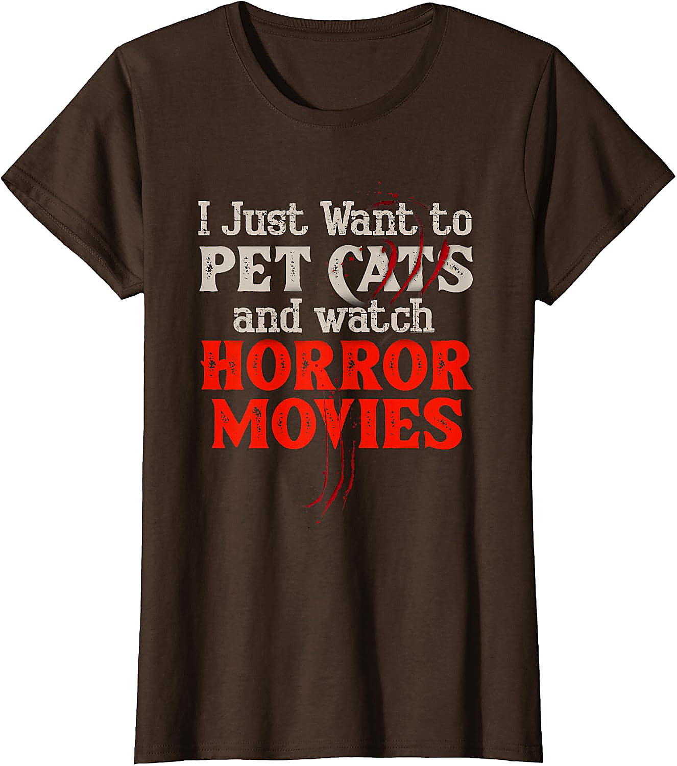 Horror Movie & Cat Lover T-Shirt | Funny Graphic Tee