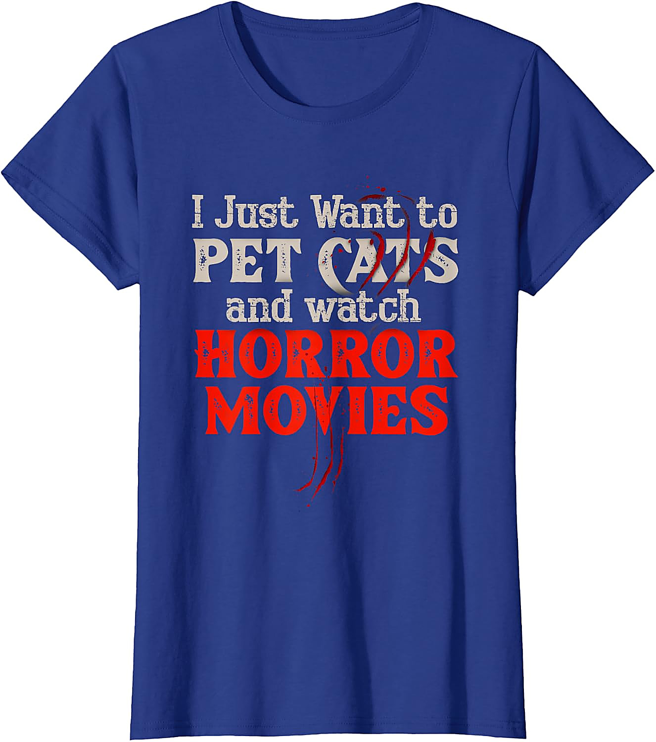 Horror Movie & Cat Lover T-Shirt | Funny Graphic Tee