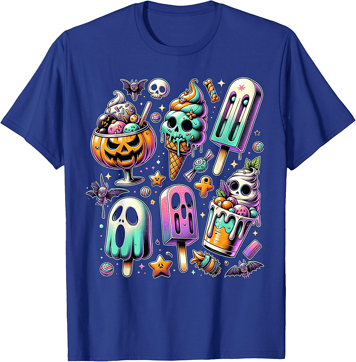 Summerween T-Shirt | Spooky Popsicle Halloween Graphic Tee