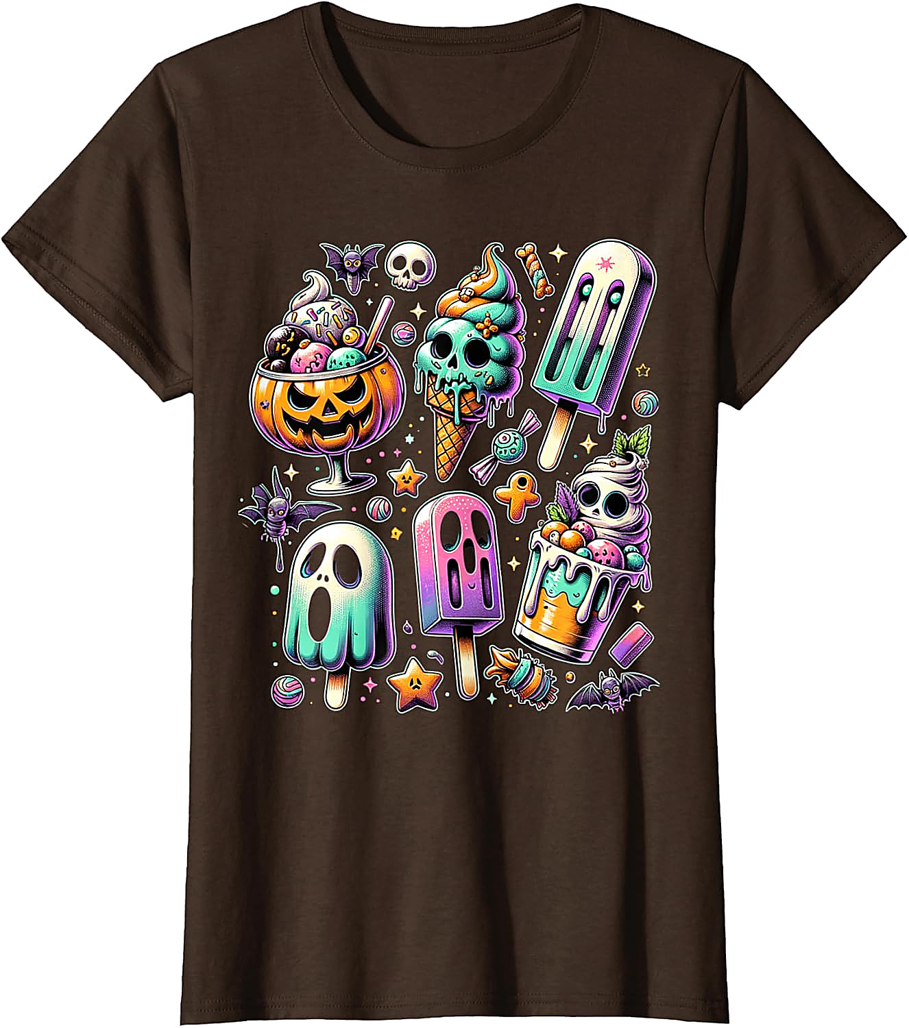 Summerween T-Shirt | Spooky Popsicle Halloween Graphic Tee