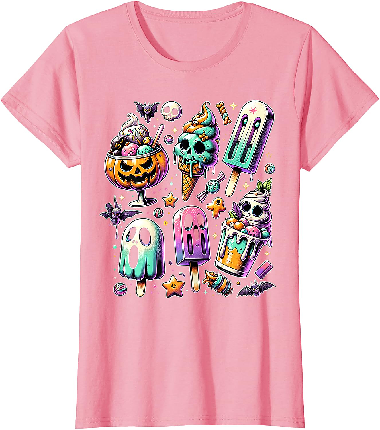 Summerween T-Shirt | Spooky Popsicle Halloween Graphic Tee