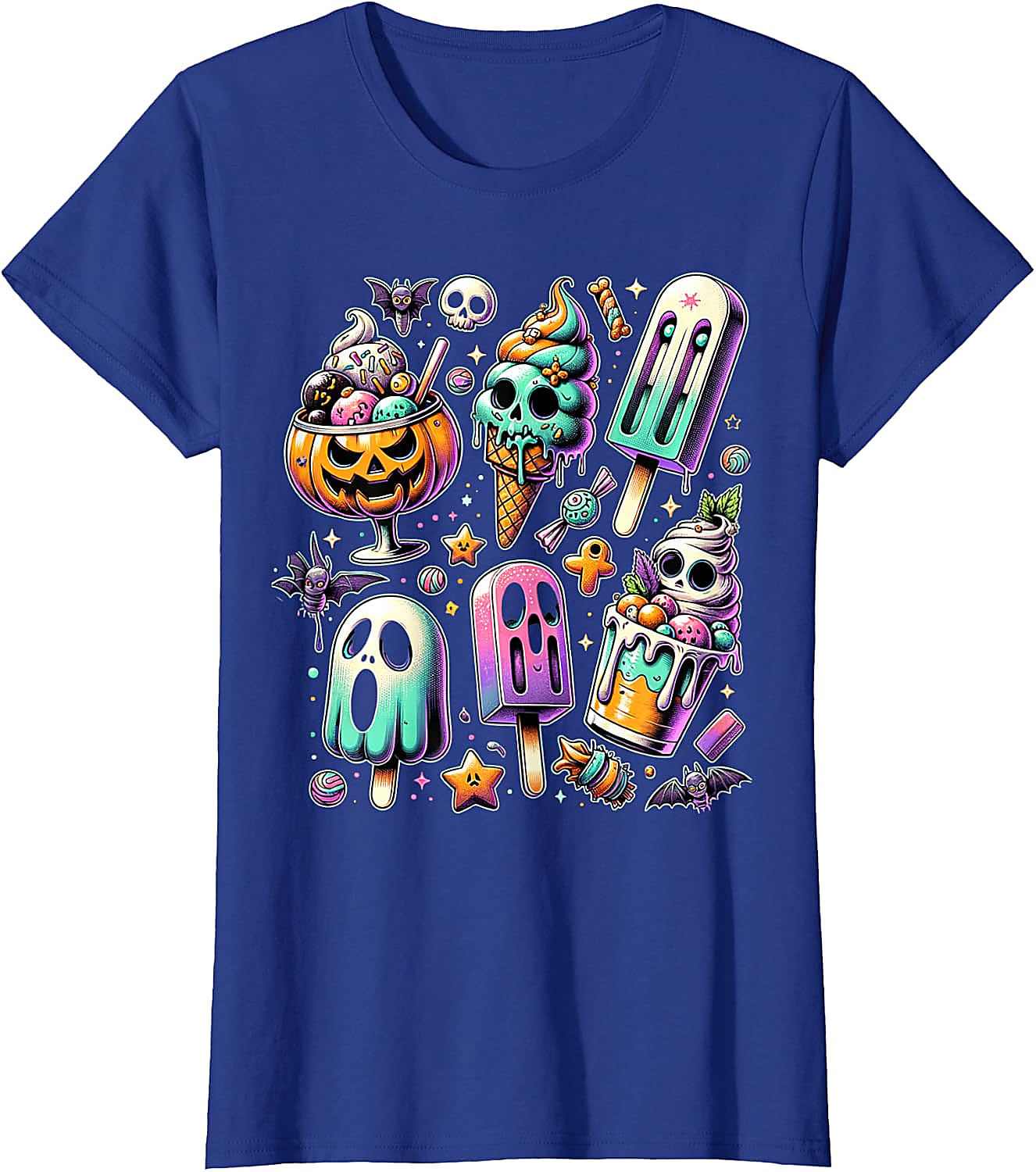 Summerween T-Shirt | Spooky Popsicle Halloween Graphic Tee