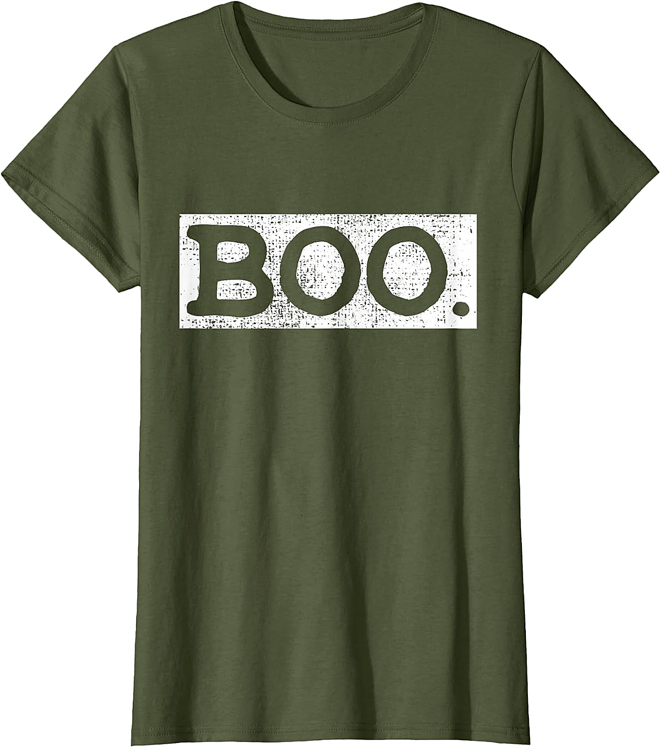 Halloween Boo T-Shirt Funny Vintage Ghost Gift Tee