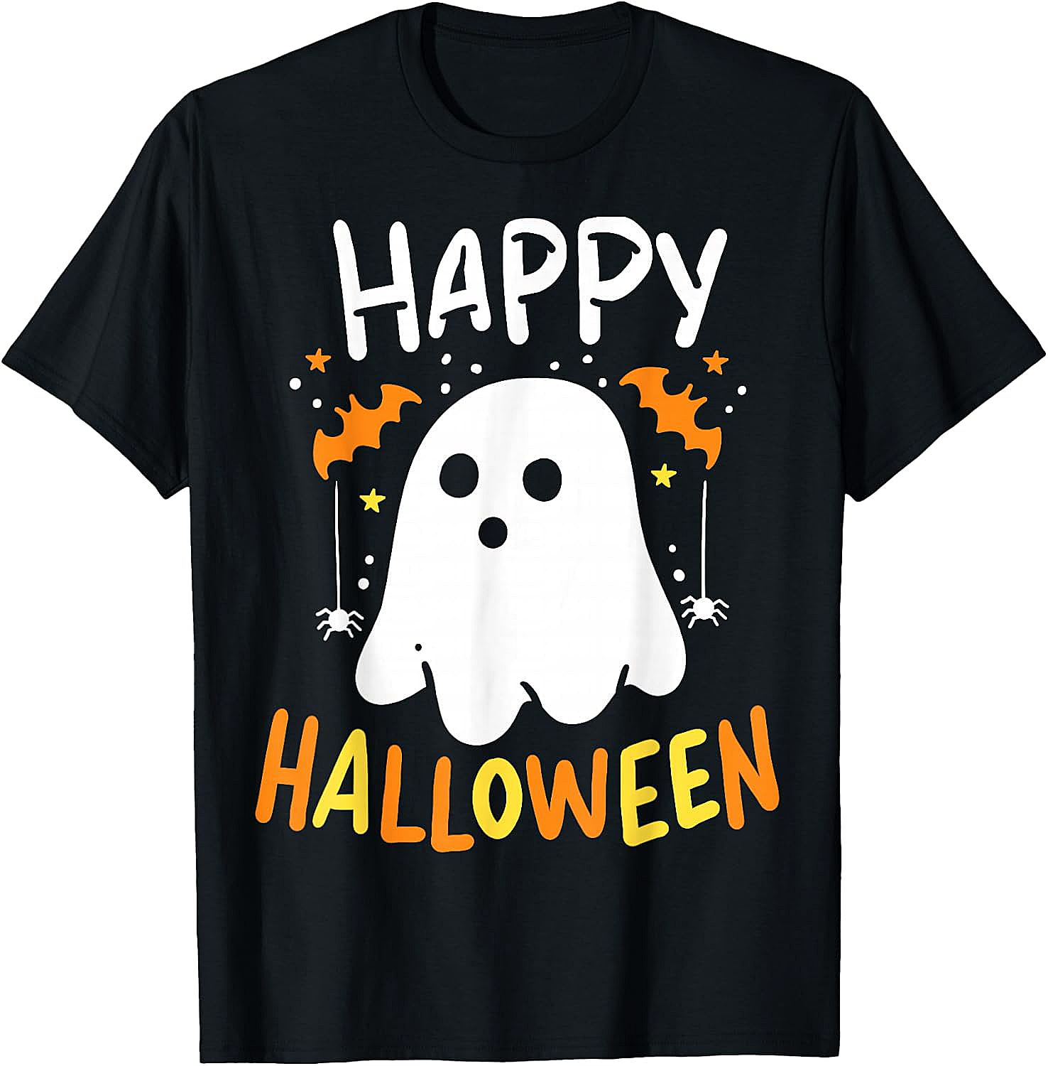 Trick Or Treat Halloween Ghost T-Shirt Funny Tee