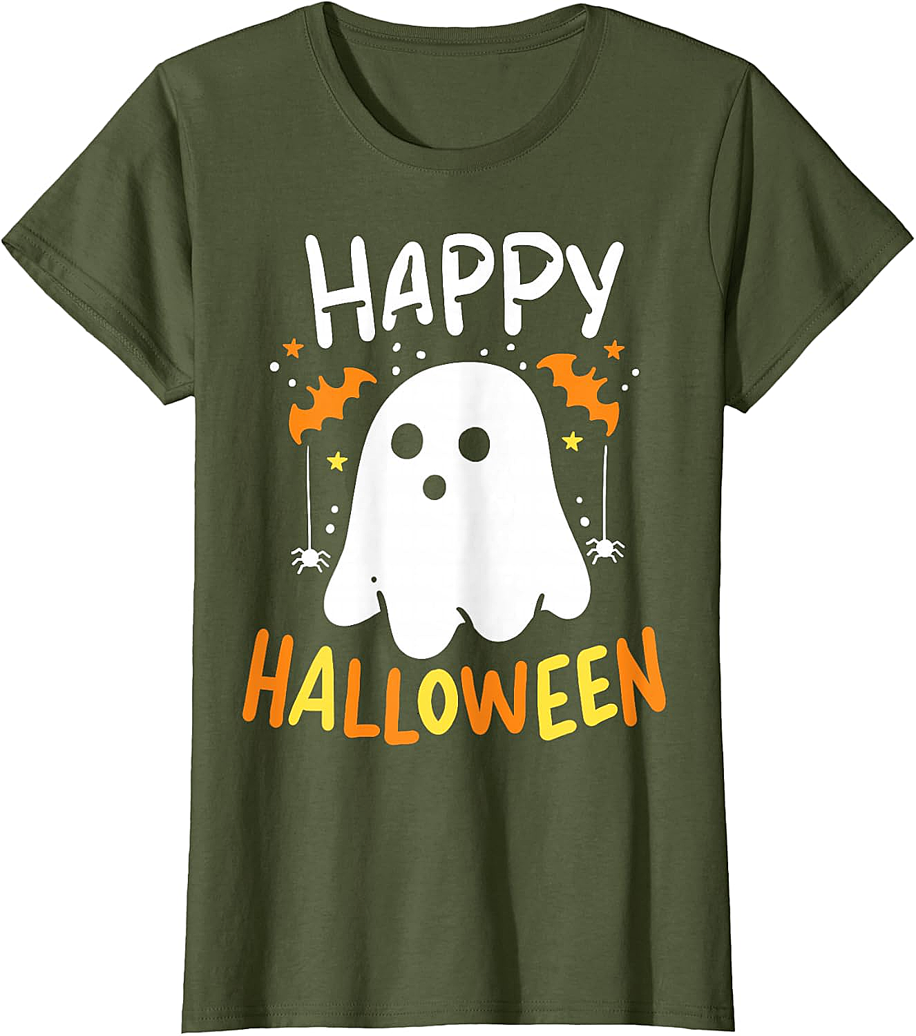 Trick Or Treat Halloween Ghost T-Shirt Funny Tee