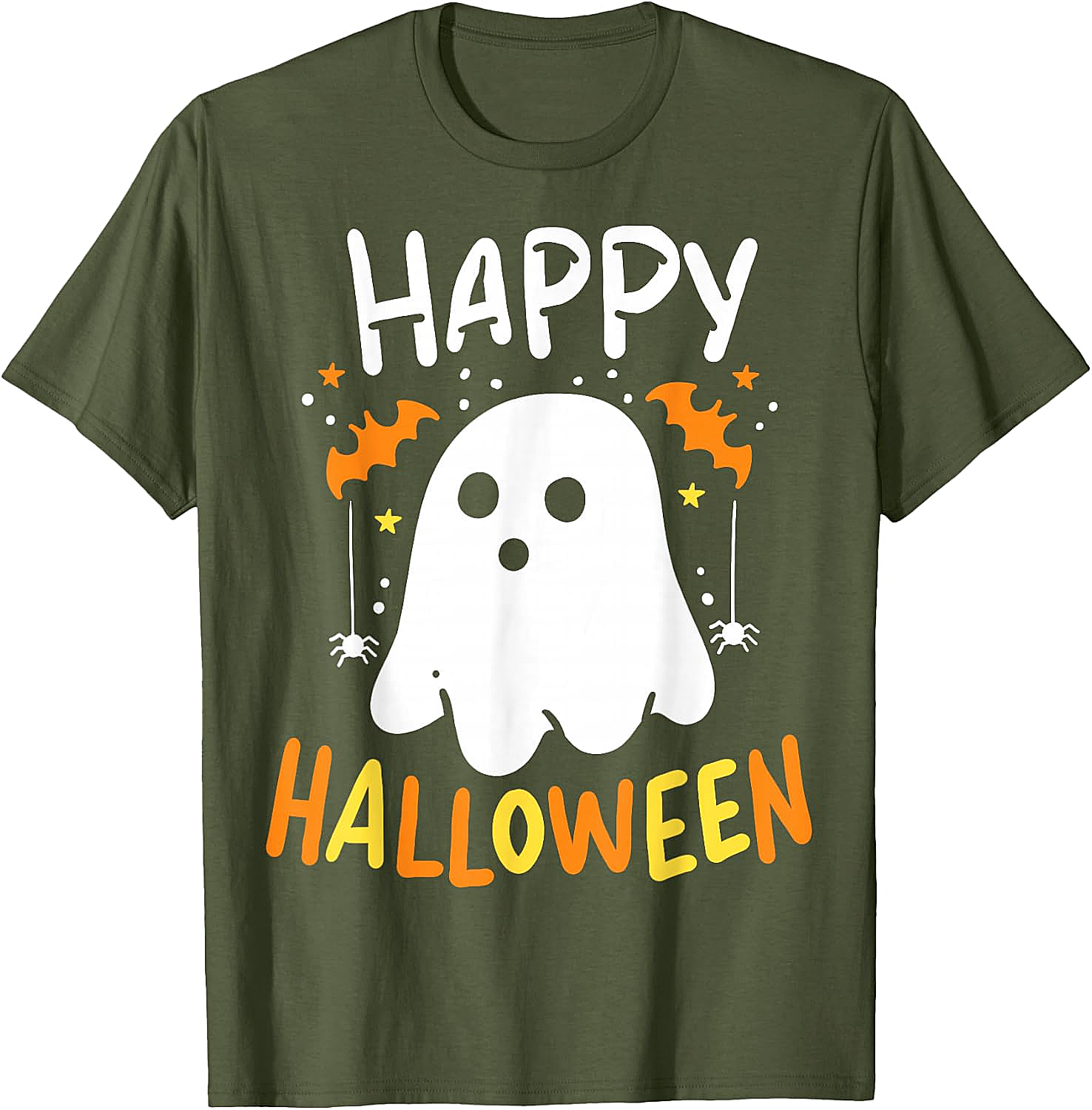 Trick Or Treat Halloween Ghost T-Shirt Funny Tee