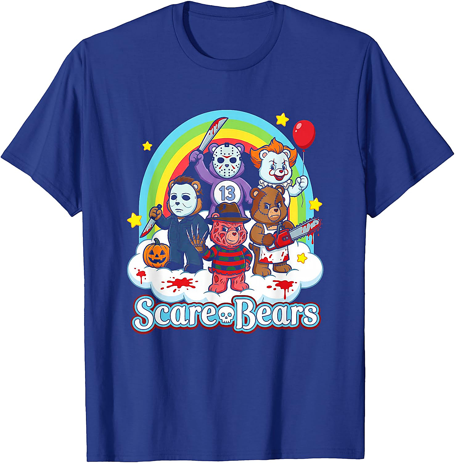 Scare Bears Funny Horror Halloween T-Shirt