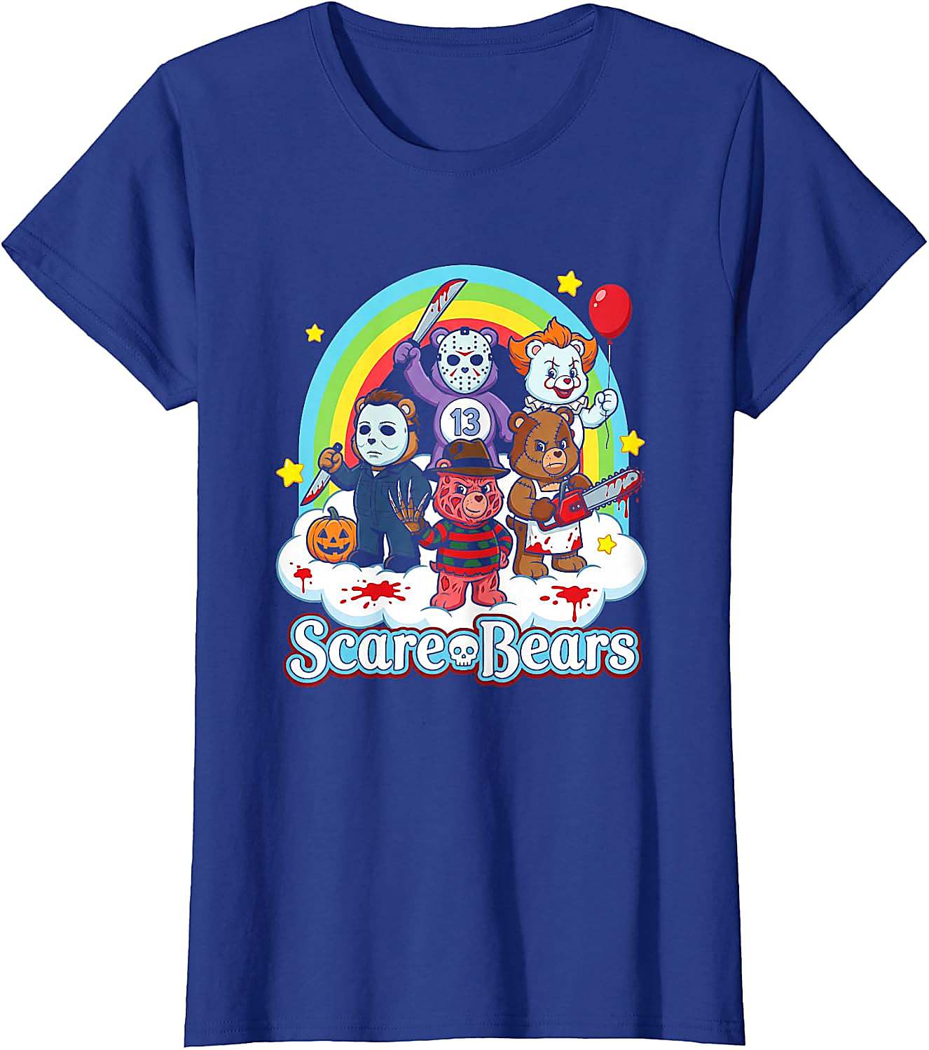 Scare Bears Funny Horror Halloween T-Shirt