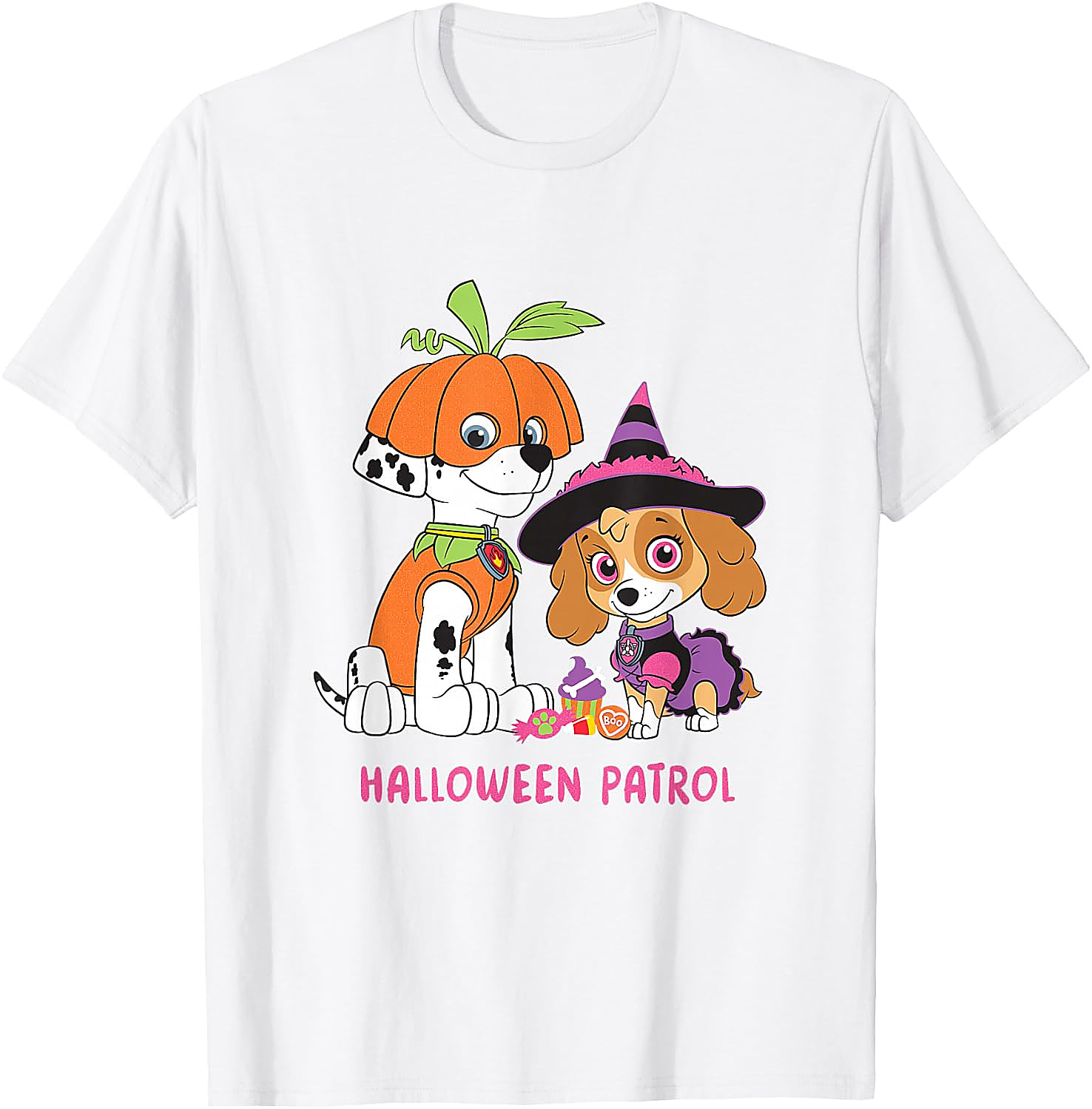 Paw Patrol Halloween Patrol T-Shirt | Witch & Pumpkin Tee