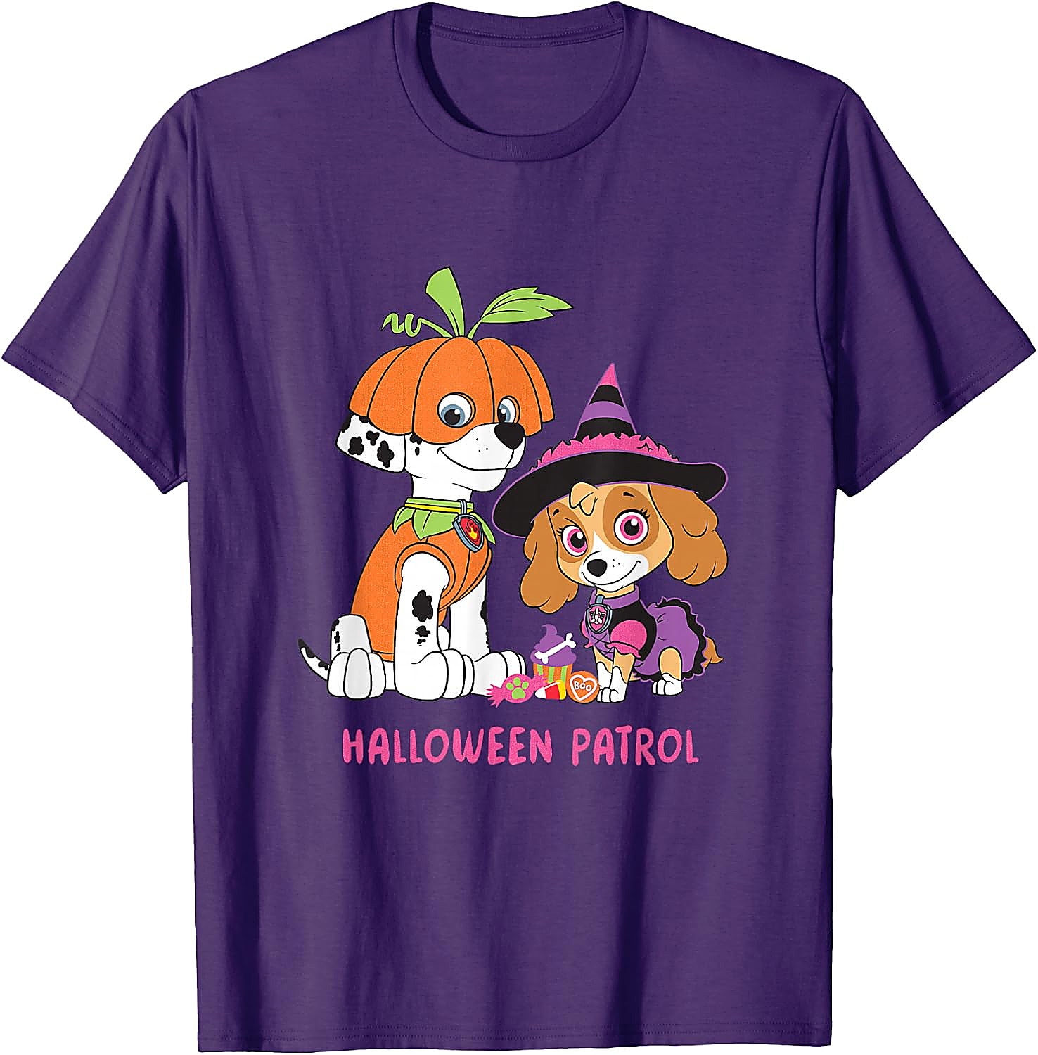 Paw Patrol Halloween Patrol T-Shirt | Witch & Pumpkin Tee