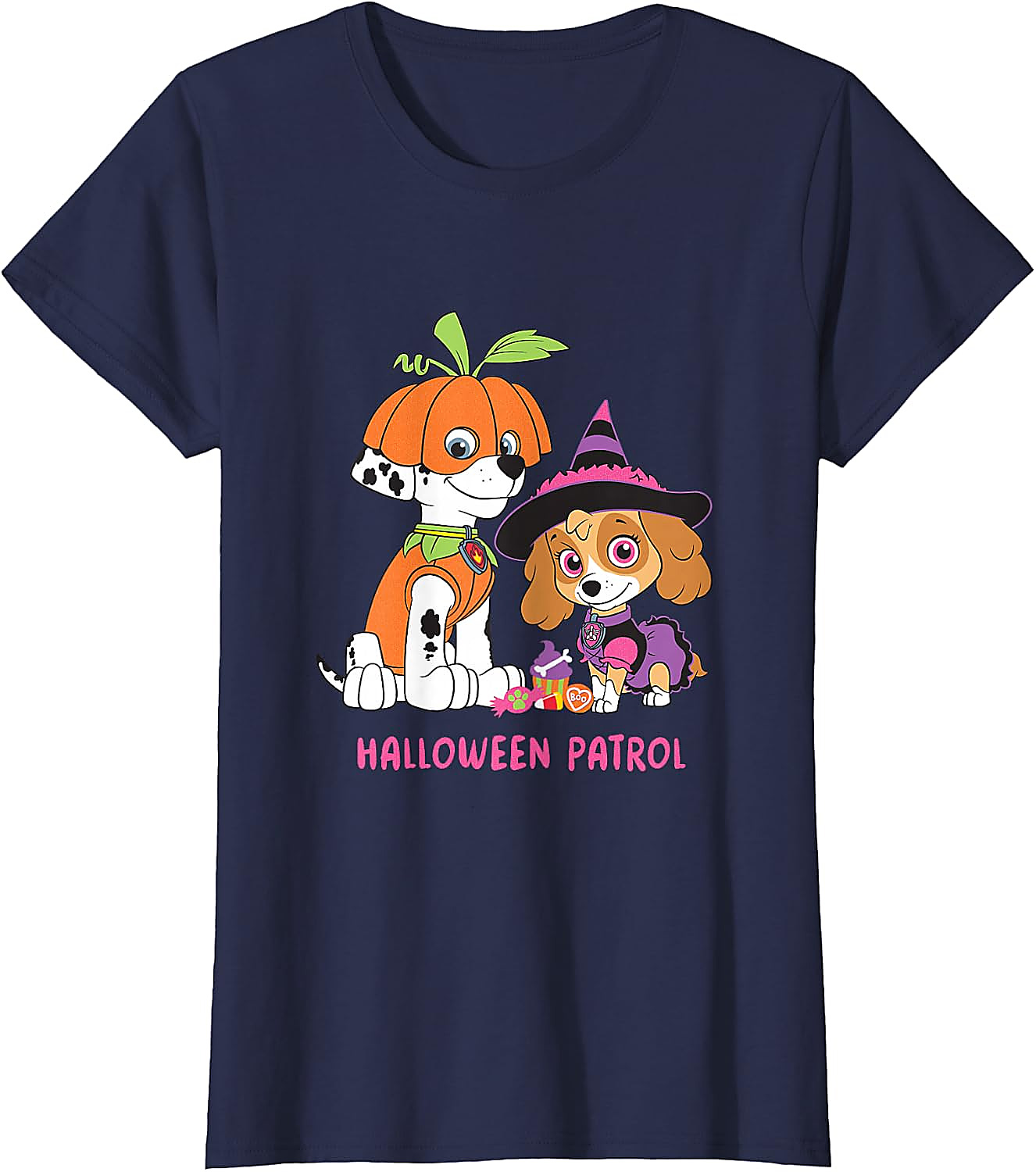 Paw Patrol Halloween Patrol T-Shirt | Witch & Pumpkin Tee