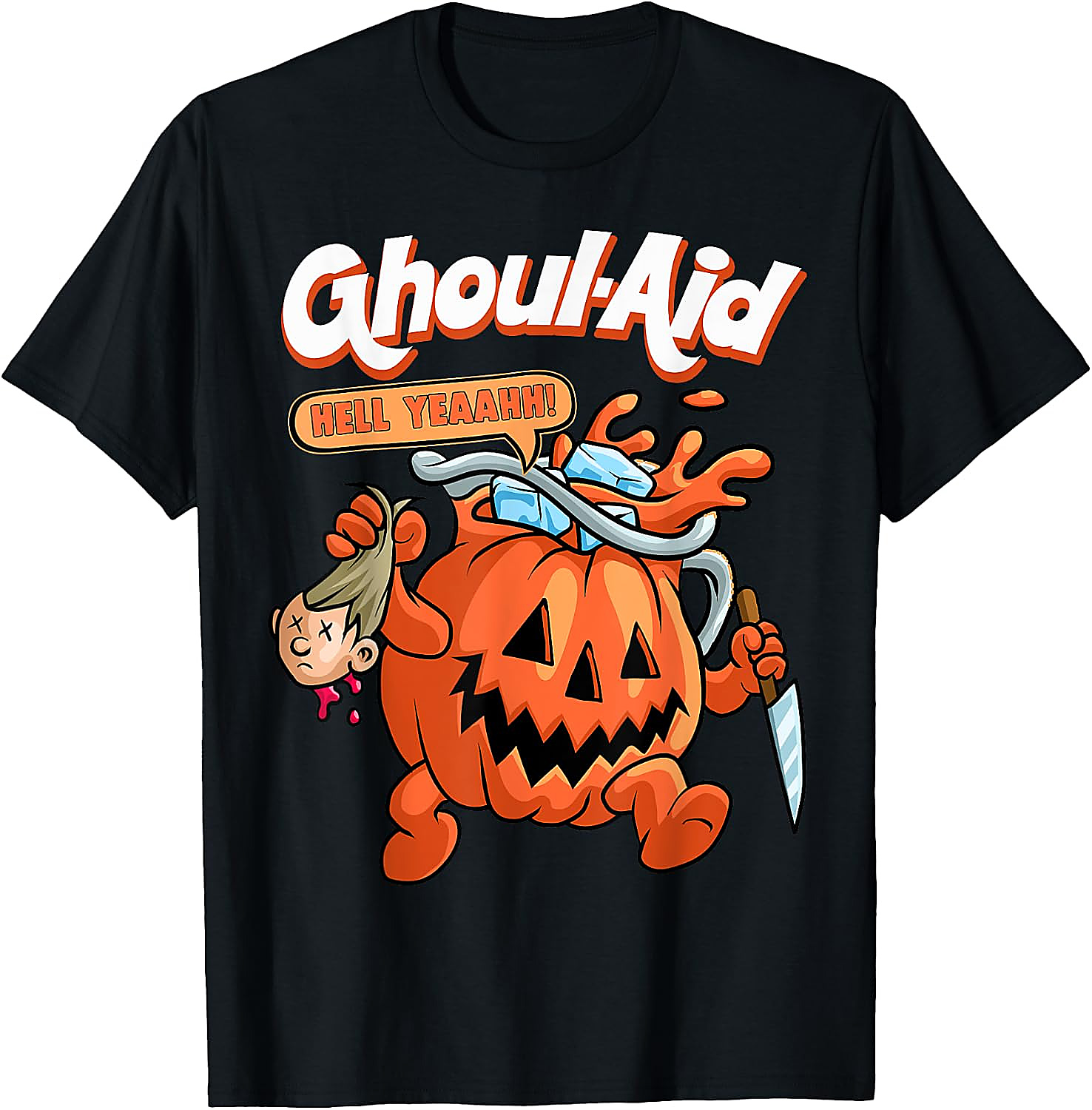 Ghoul Aid Halloween T-Shirt | Funny Pumpkin Graphic Tee
