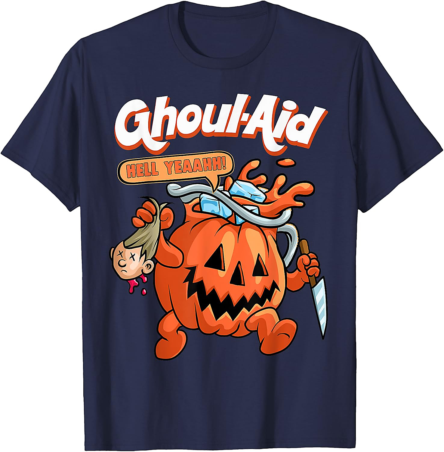 Ghoul Aid Halloween T-Shirt | Funny Pumpkin Graphic Tee