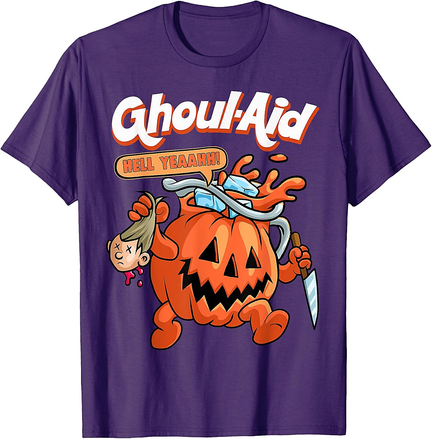 Ghoul Aid Halloween T-Shirt | Funny Pumpkin Graphic Tee